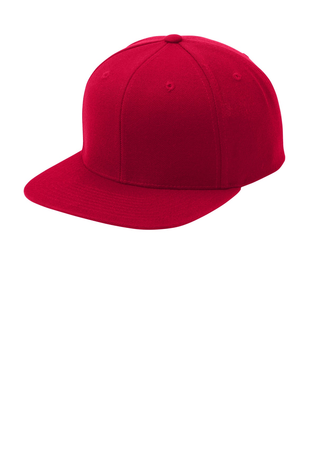 Custom Deep Red YP Classics Flat Bill Snapback Cap STC19, personalized by SanCanDo Swag in Argyle, TX