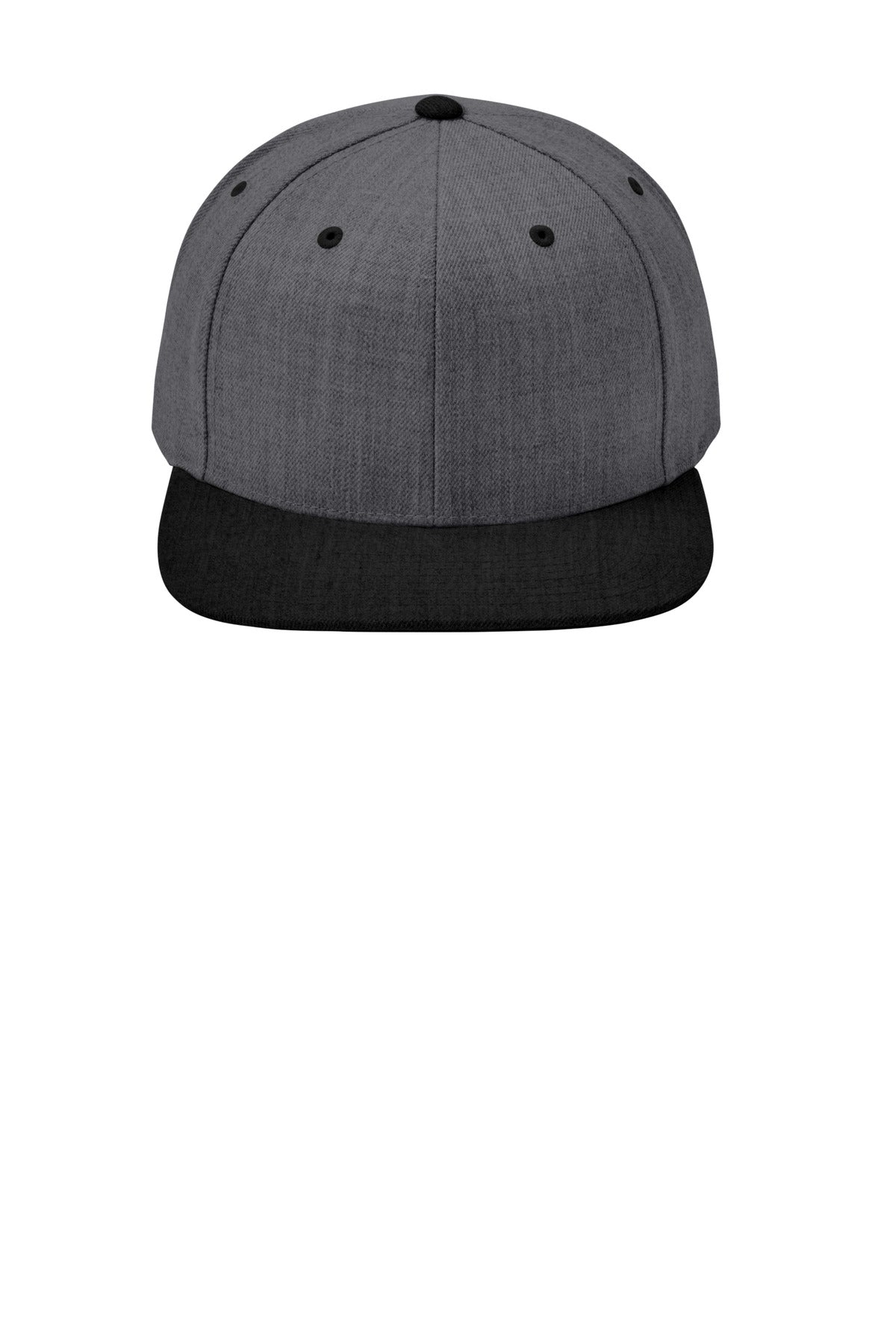 Dark Heather Grey/ Black | Front | hat_front