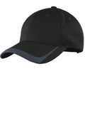 Custom Black/ Graphite Pique Colorblock Cap STC24, personalized by SanCanDo Swag in Argyle, TX
