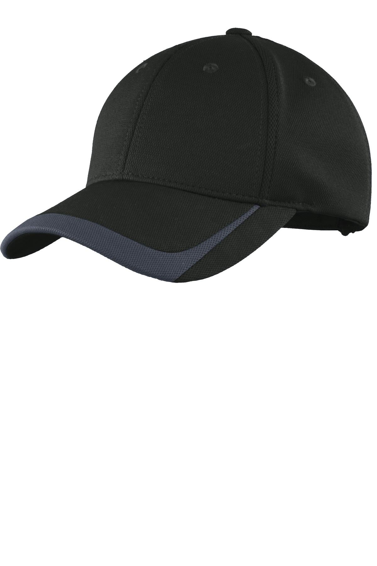 Custom Black/ Graphite Pique Colorblock Cap STC24, personalized by SanCanDo Swag in Argyle, TX