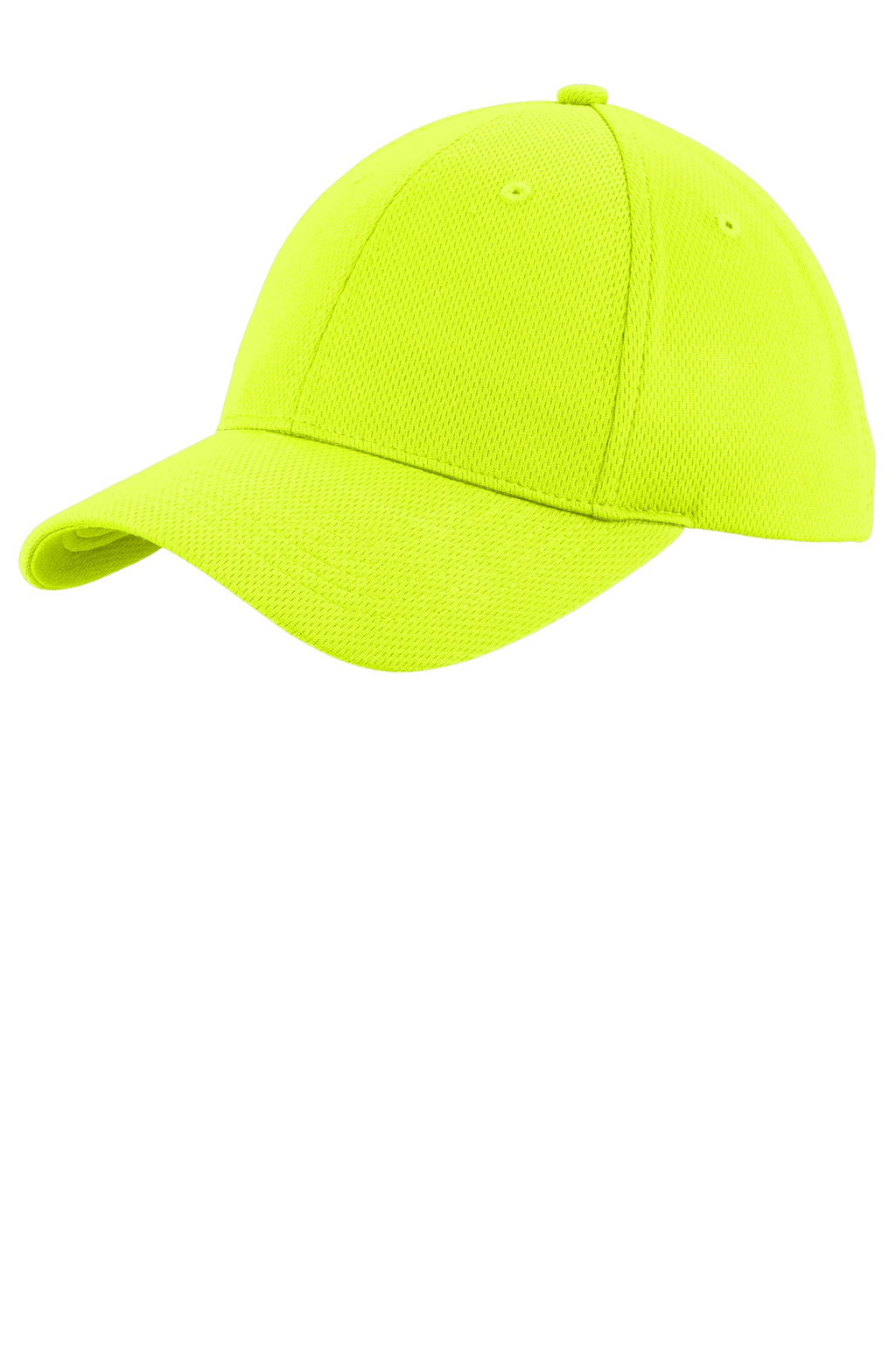 Custom Neon Yellow PosiCharge RacerMesh Cap STC26, personalized by SanCanDo Swag in Argyle, TX