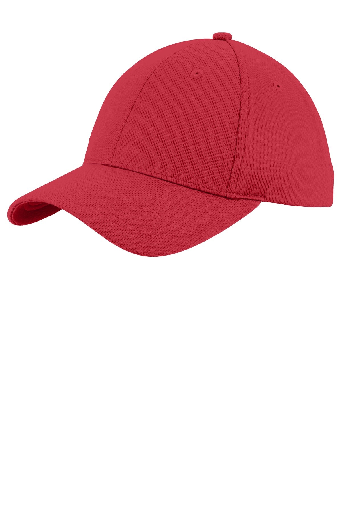 Custom True Red PosiCharge RacerMesh Cap STC26, personalized by SanCanDo Swag in Argyle, TX