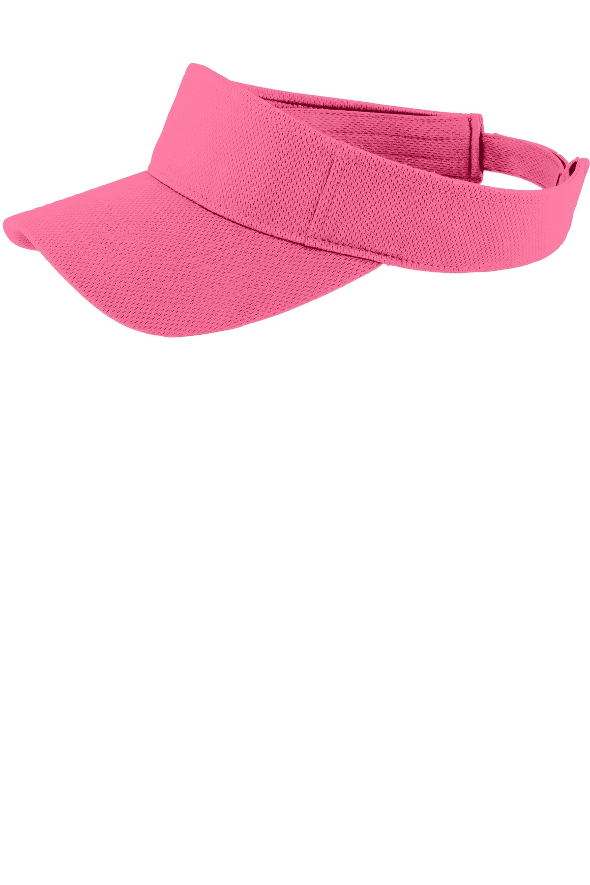 Custom Bright Pink PosiCharge RacerMesh Visor STC27, personalized by SanCanDo Swag in Argyle, TX