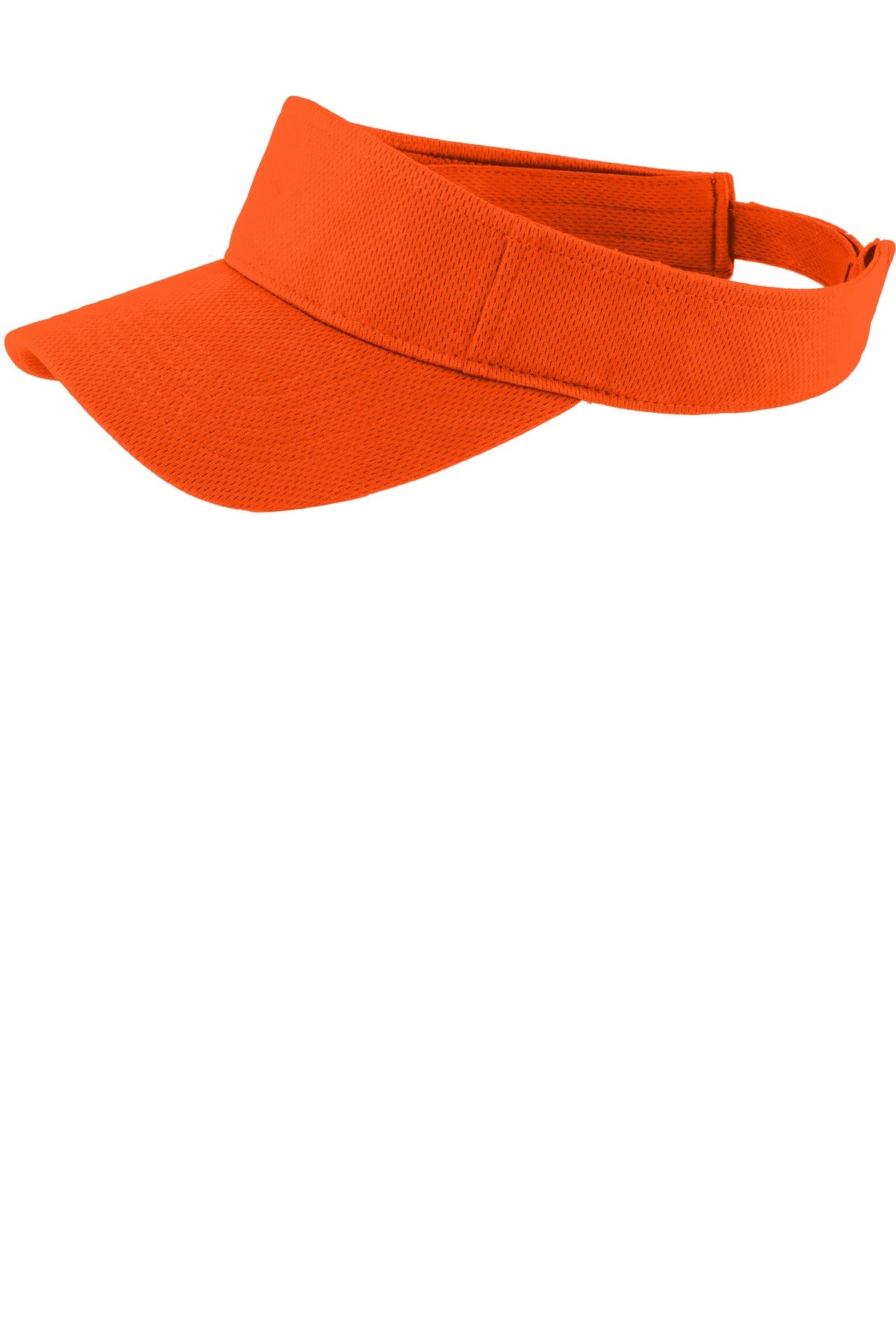 Custom Neon Orange PosiCharge RacerMesh Visor STC27, personalized by SanCanDo Swag in Argyle, TX