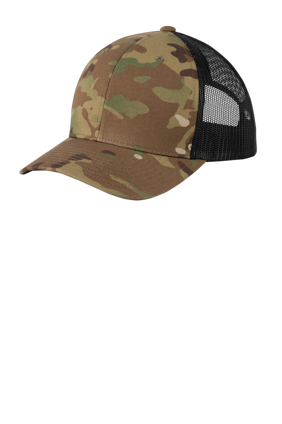 Custom Multicam YP Classics Retro Trucker Cap STC39, personalized by SanCanDo Swag in Argyle, TX