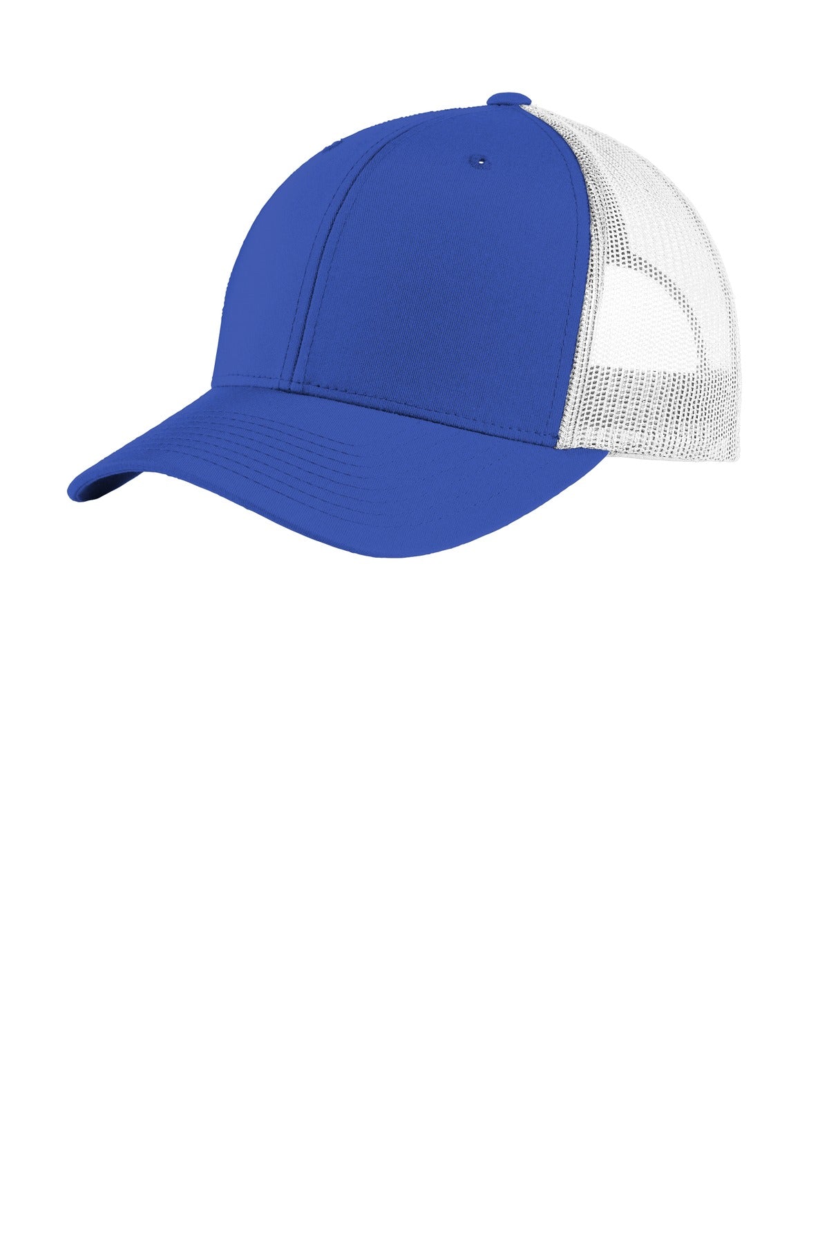 Custom True Royal/ White YP Classics Retro Trucker Cap STC39, personalized by SanCanDo Swag in Argyle, TX