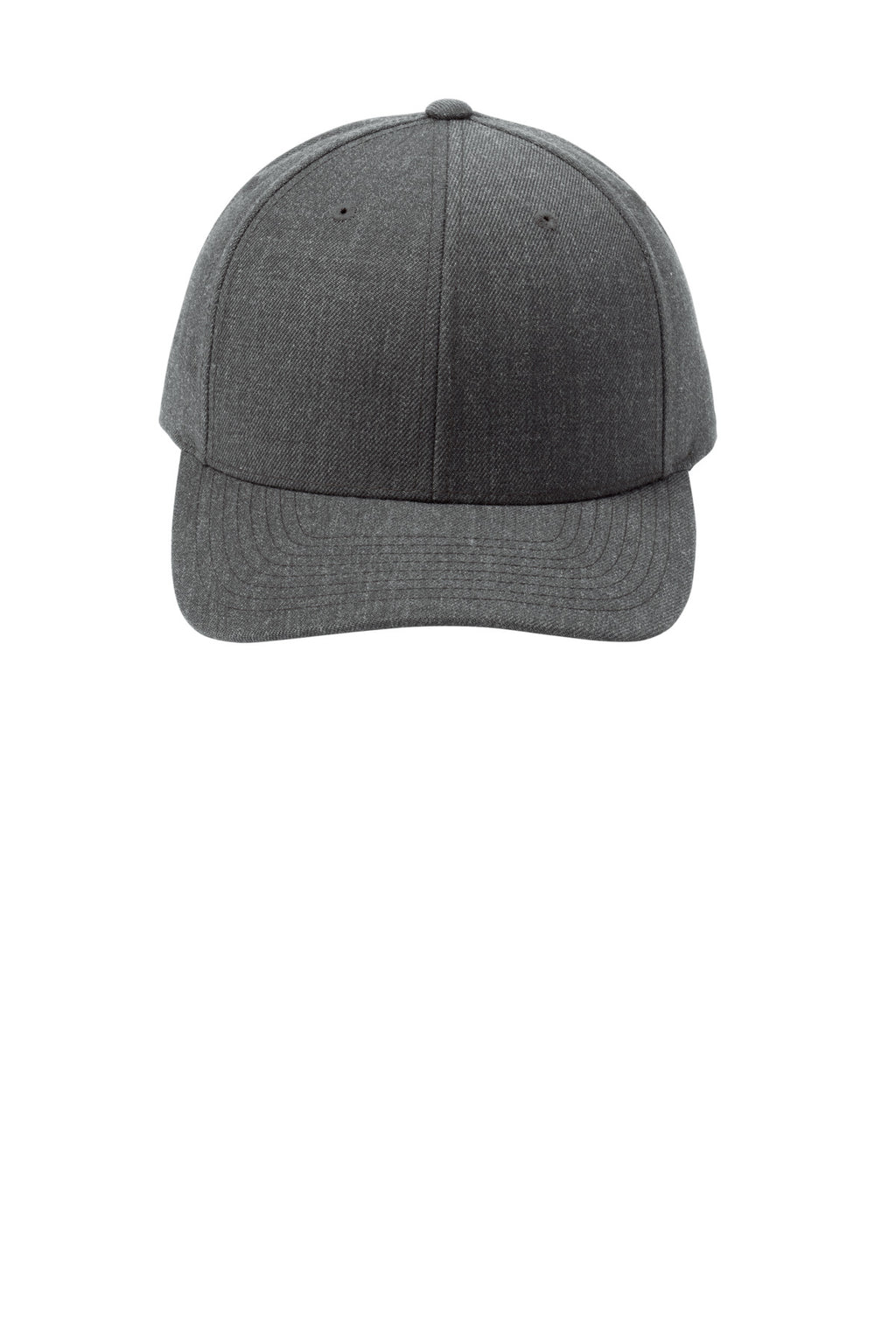 Custom Dark Heather Grey YP Classics Curve Bill Snapback Cap STC43, personalized by SanCanDo Swag in Argyle, TX