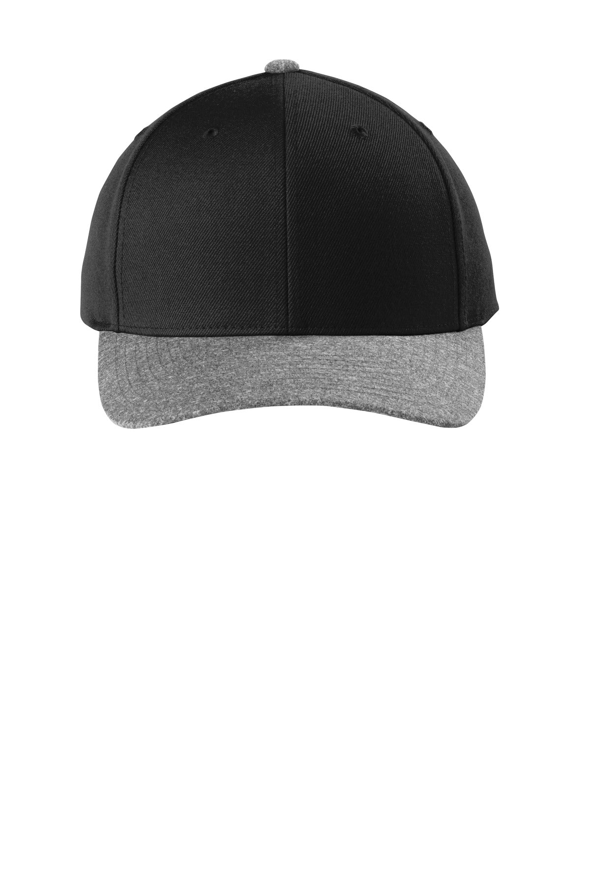 Black/ Grey Heather | Front | hat_front