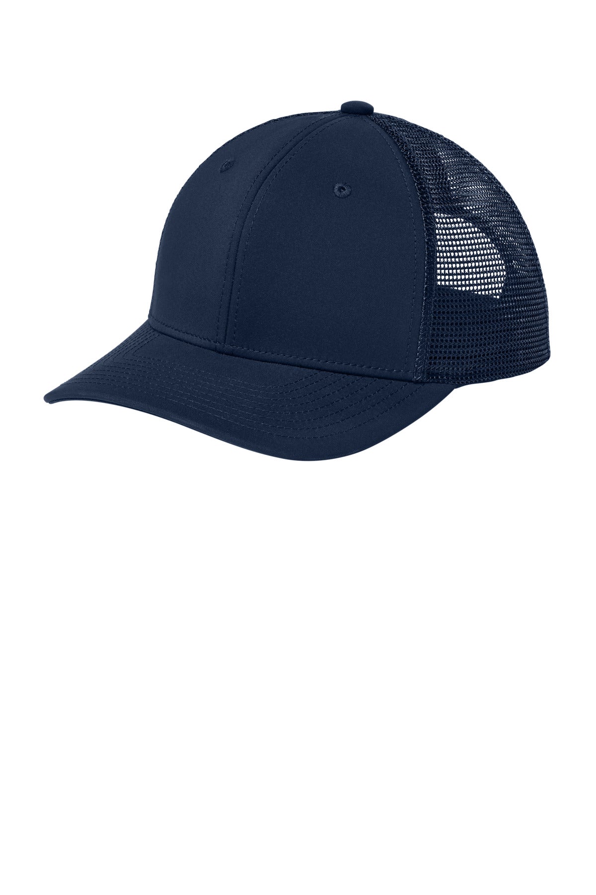 Custom True Navy/ True Navy Club Trucker Cap STC46, personalized by SanCanDo Swag in Argyle, TX