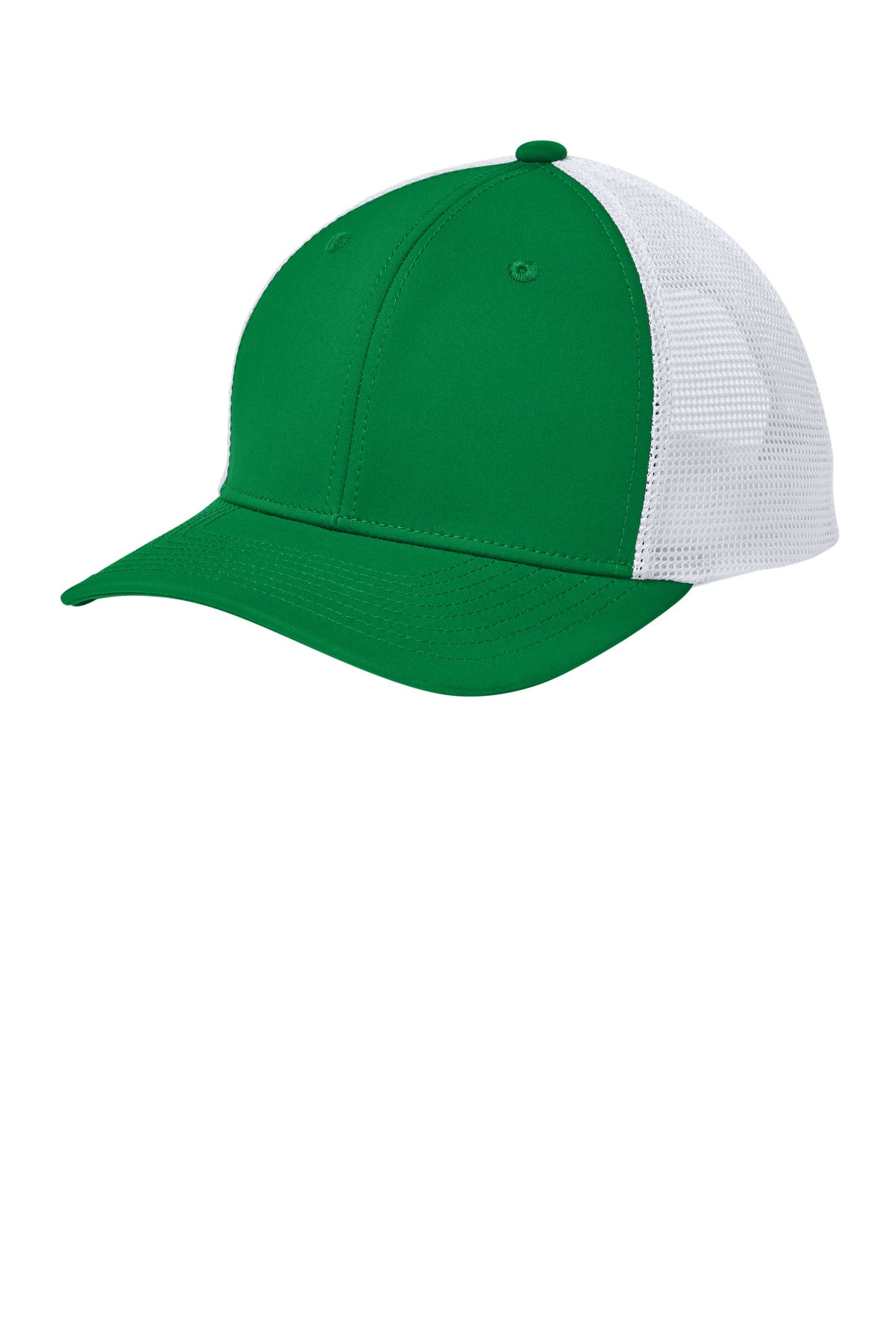 Custom True Kelly Green/ White Club Trucker Cap STC46, personalized by SanCanDo Swag in Argyle, TX