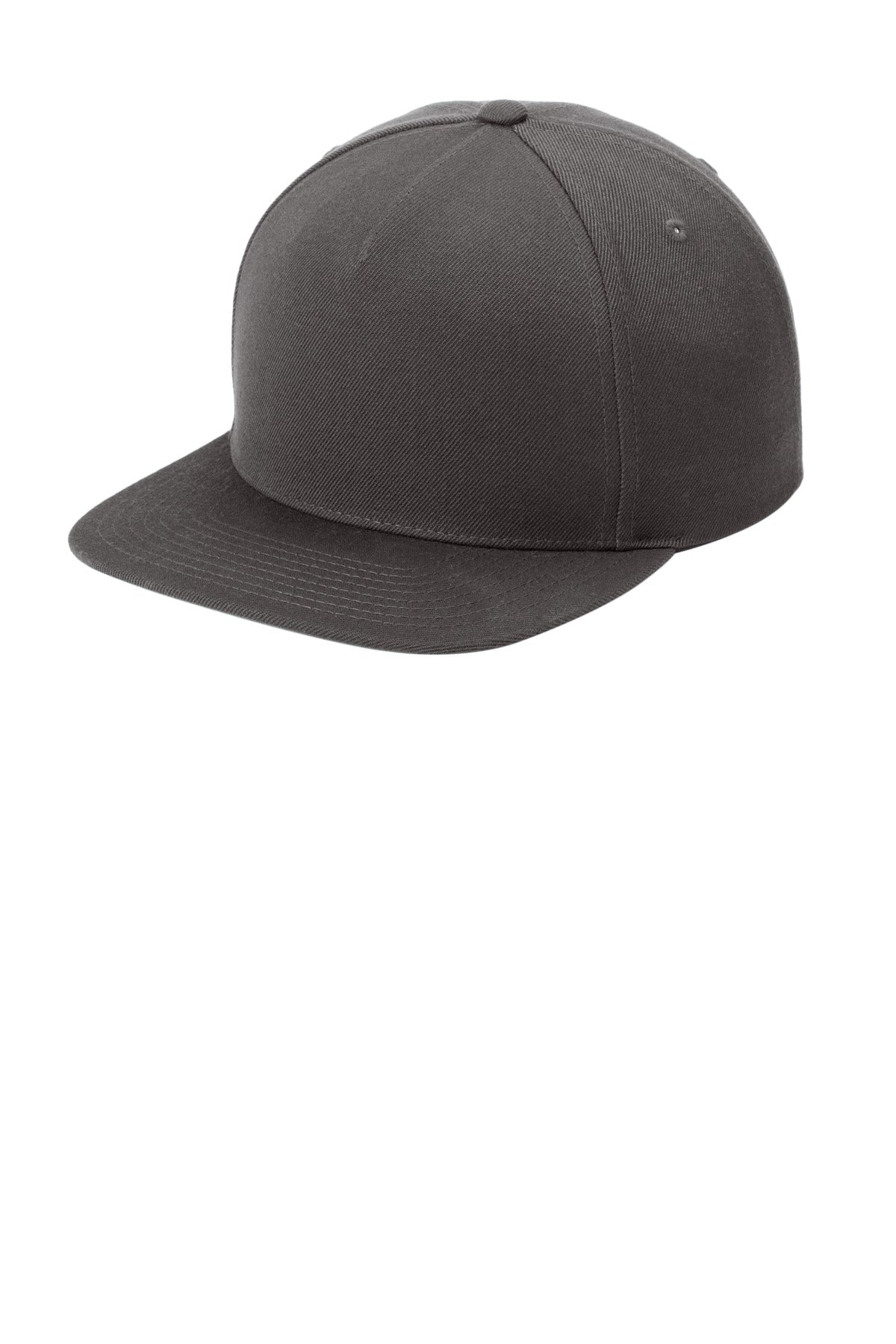 Custom Iron Grey YP Classics Premium 5-Panel Snapback Cap STC55, personalized by SanCanDo Swag in Argyle, TX