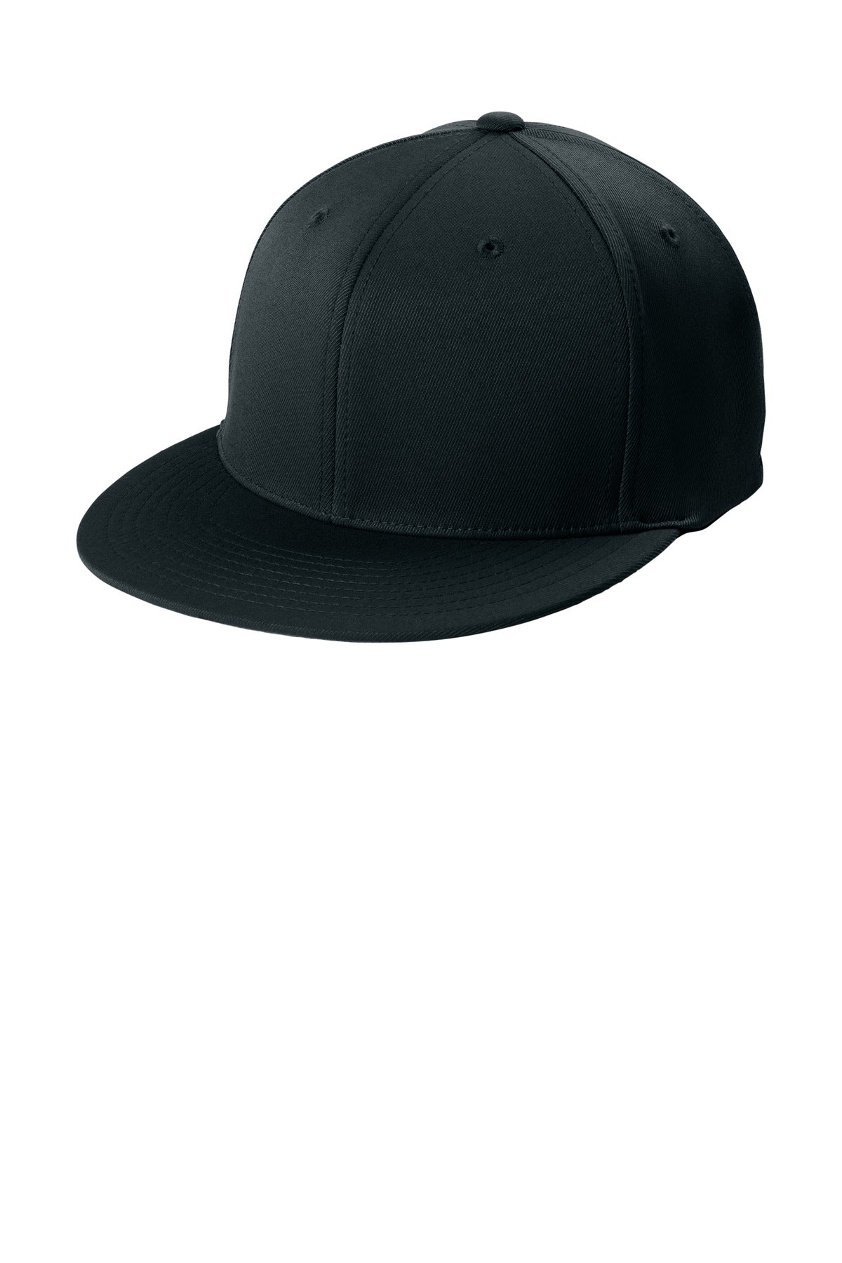 Custom Black Flexfit Flat Bill Cap STC56, personalized by SanCanDo Swag in Argyle, TX
