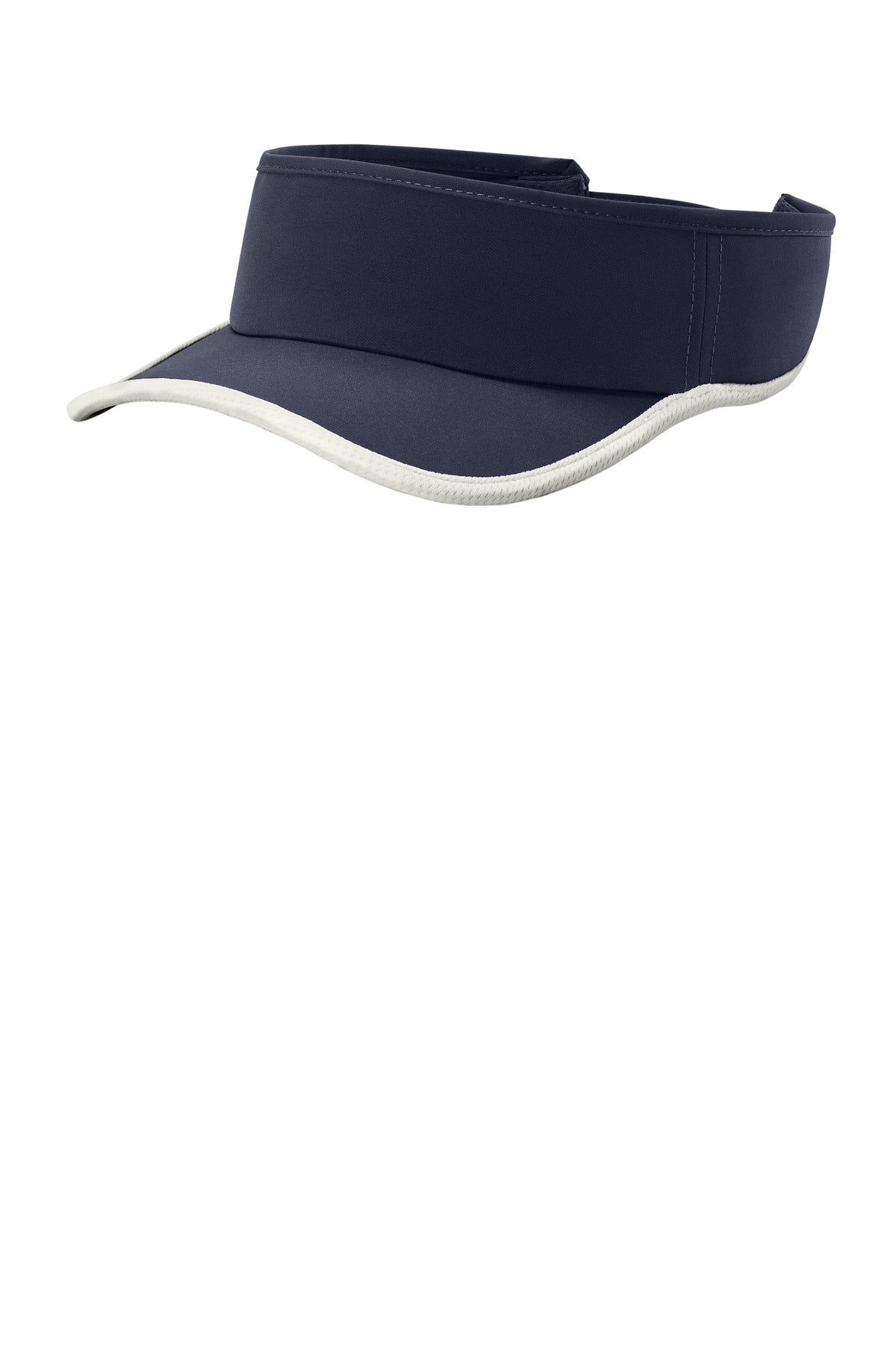 Custom True Navy/ White Repeat Visor STC57, personalized by SanCanDo Swag in Argyle, TX