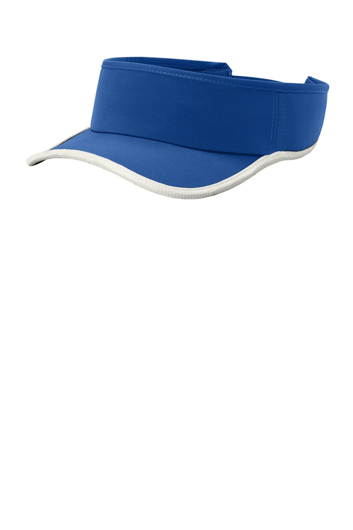 Custom True Royal/ White Repeat Visor STC57, personalized by SanCanDo Swag in Argyle, TX