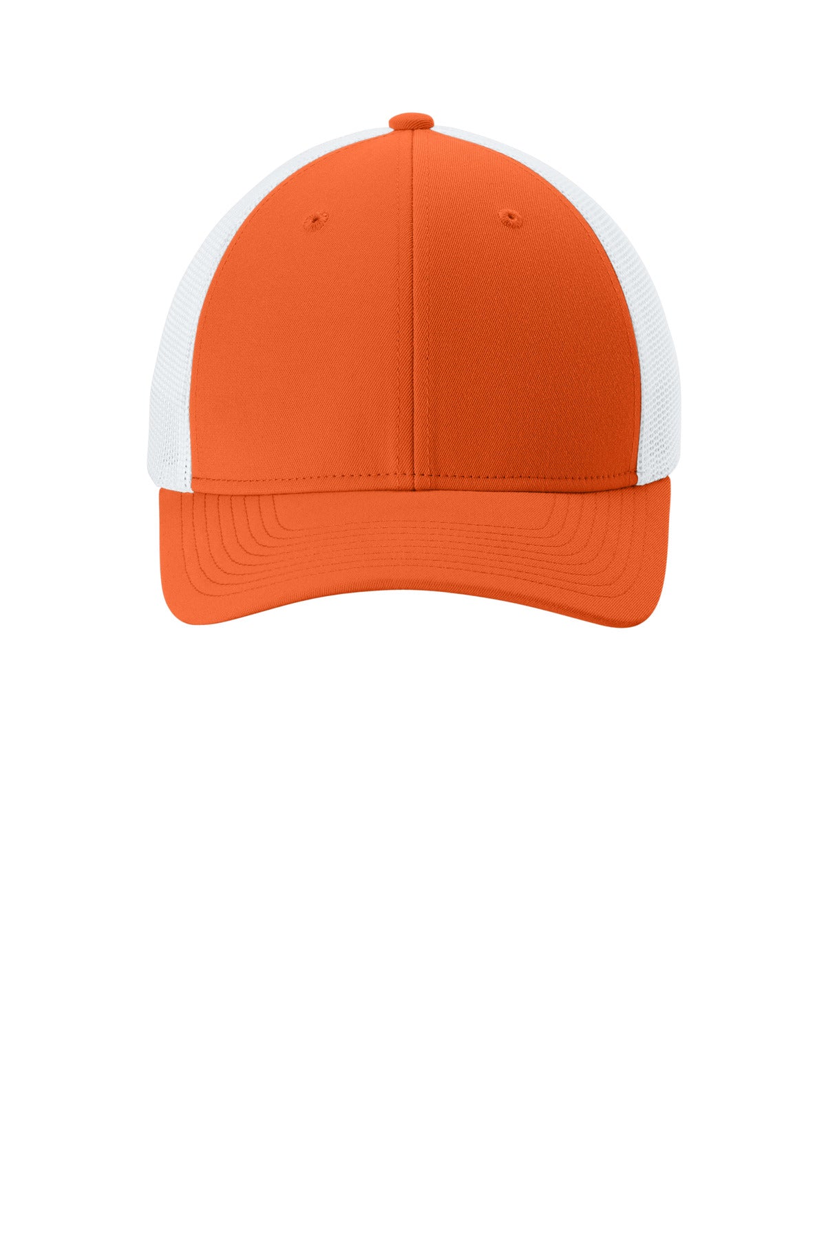Deep Orange/ White | Front | hat_front