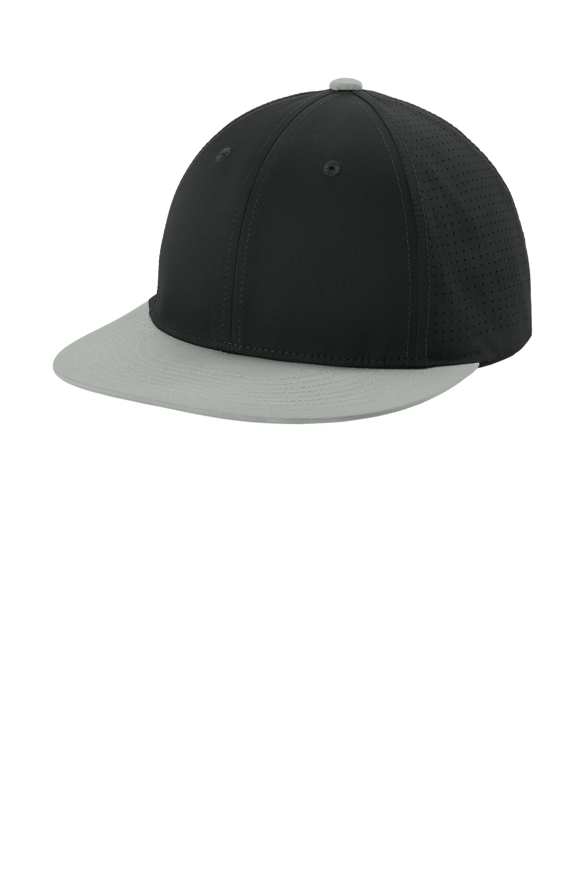 Custom Black/ Silver/ Black Pro-Cut Stretch-Tek Cap STC64, personalized by SanCanDo Swag in Argyle, TX