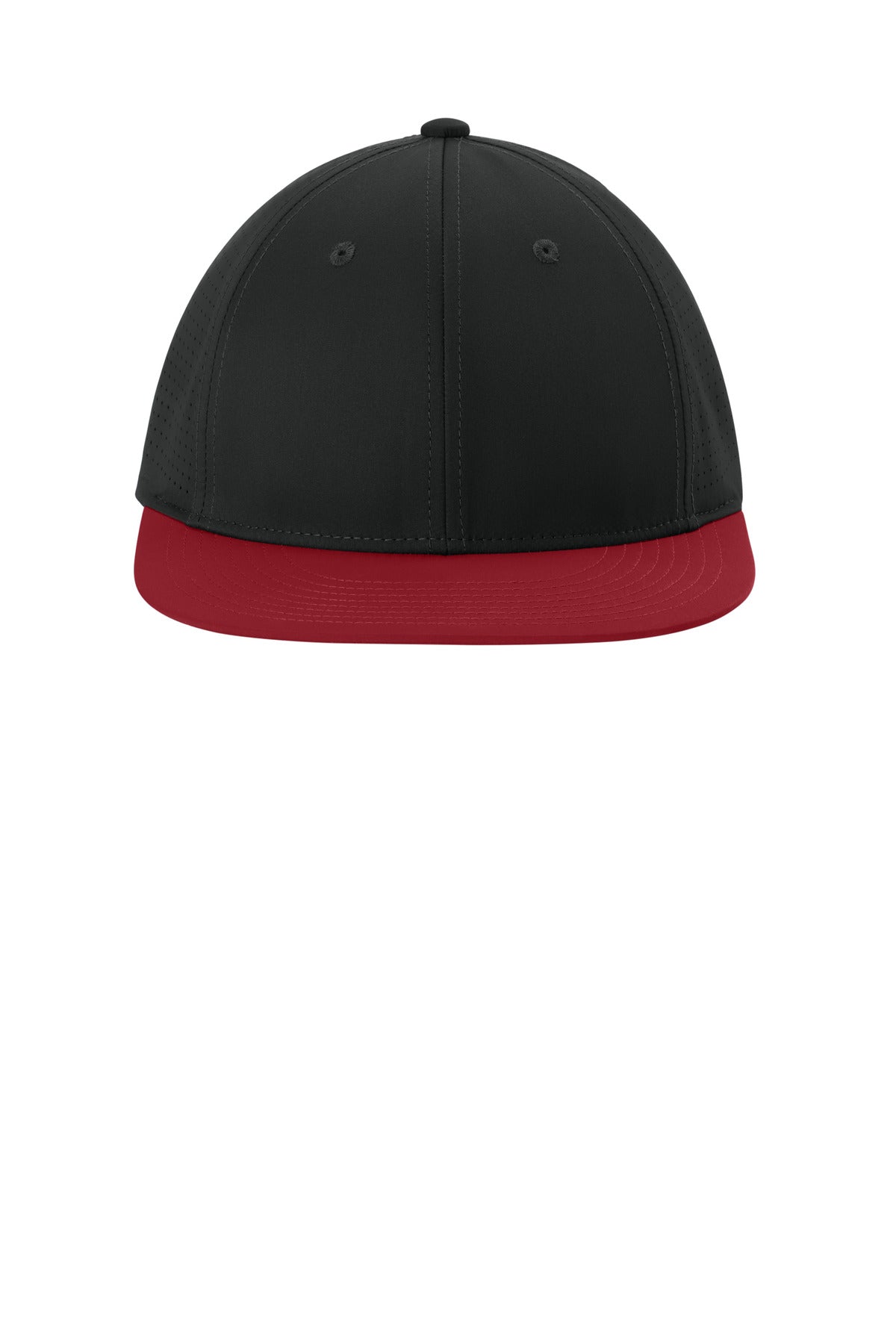 Black/ Deep Red/ Black | Front | hat_front