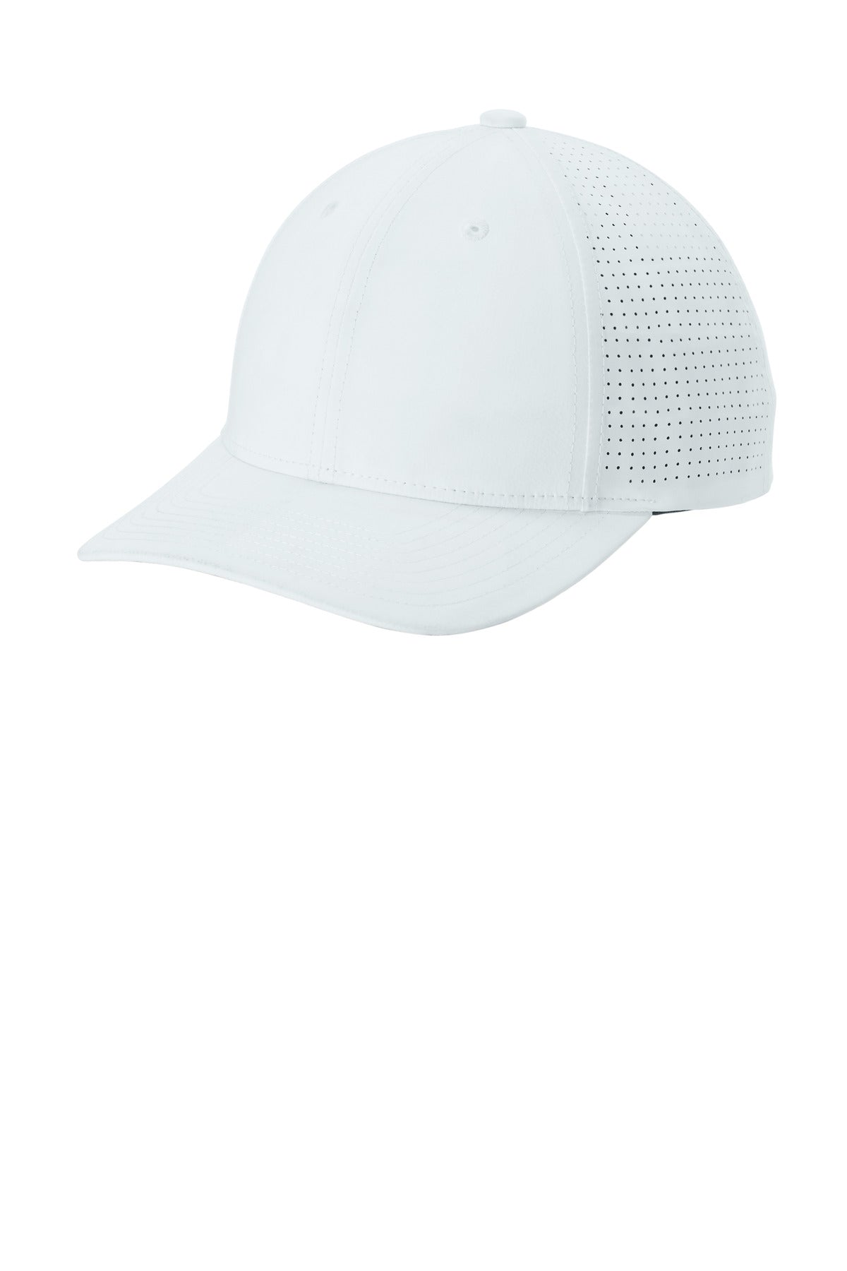 Custom White Pro-Cut Adjustable Cap STC65, personalized by SanCanDo Swag in Argyle, TX