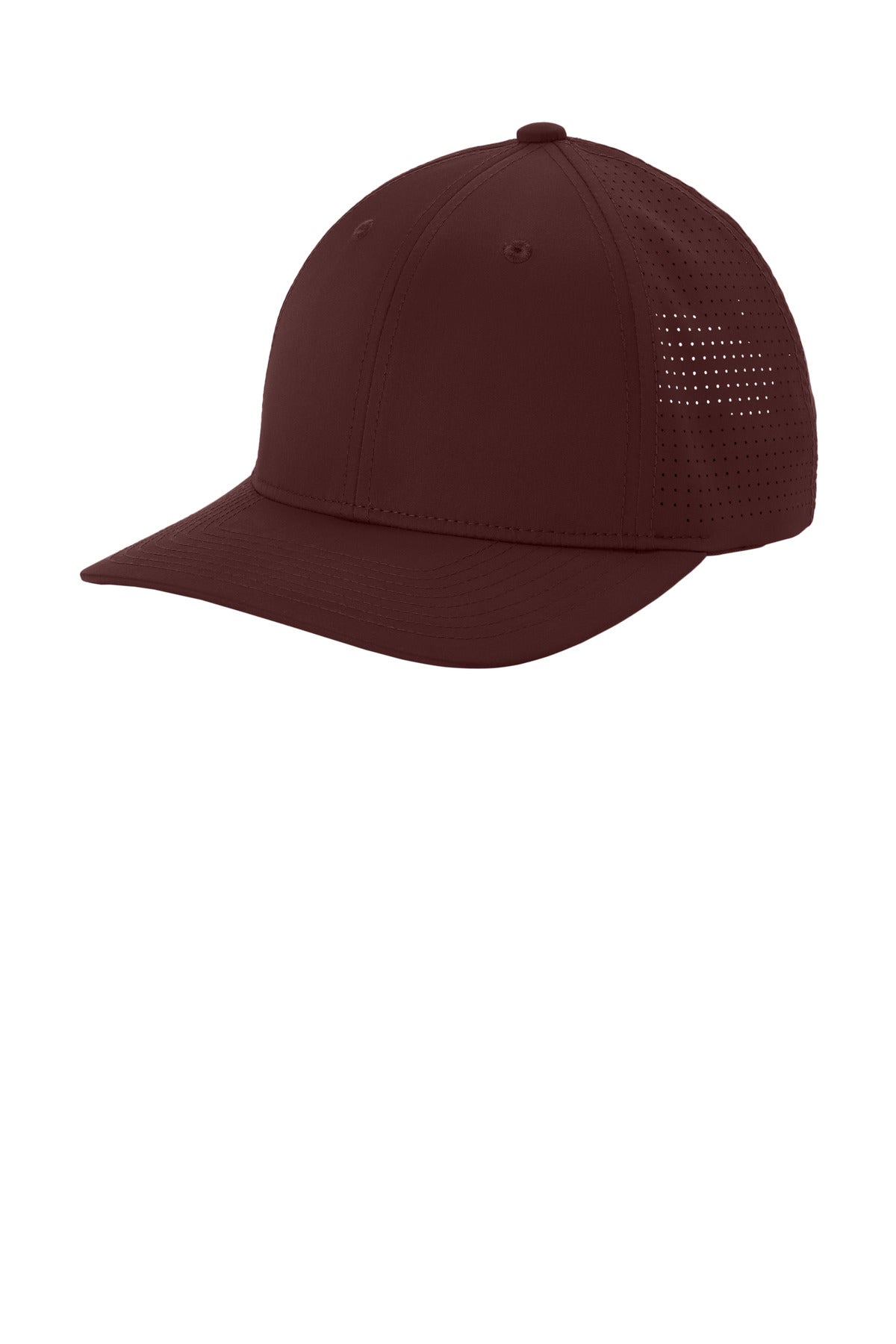 Custom Maroon Pro-Cut Adjustable Cap STC65, personalized by SanCanDo Swag in Argyle, TX