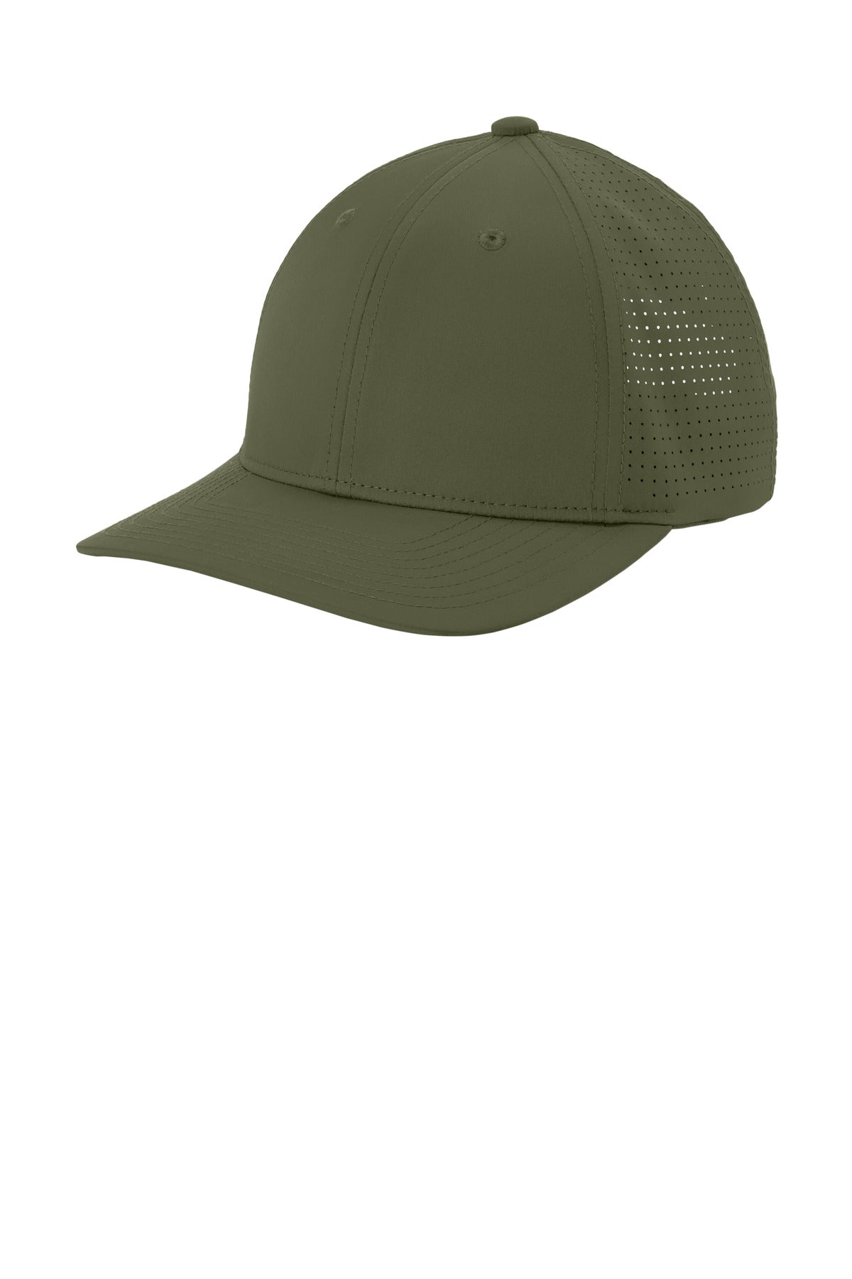 Custom Olive Drab Green Pro-Cut Adjustable Cap STC65, personalized by SanCanDo Swag in Argyle, TX