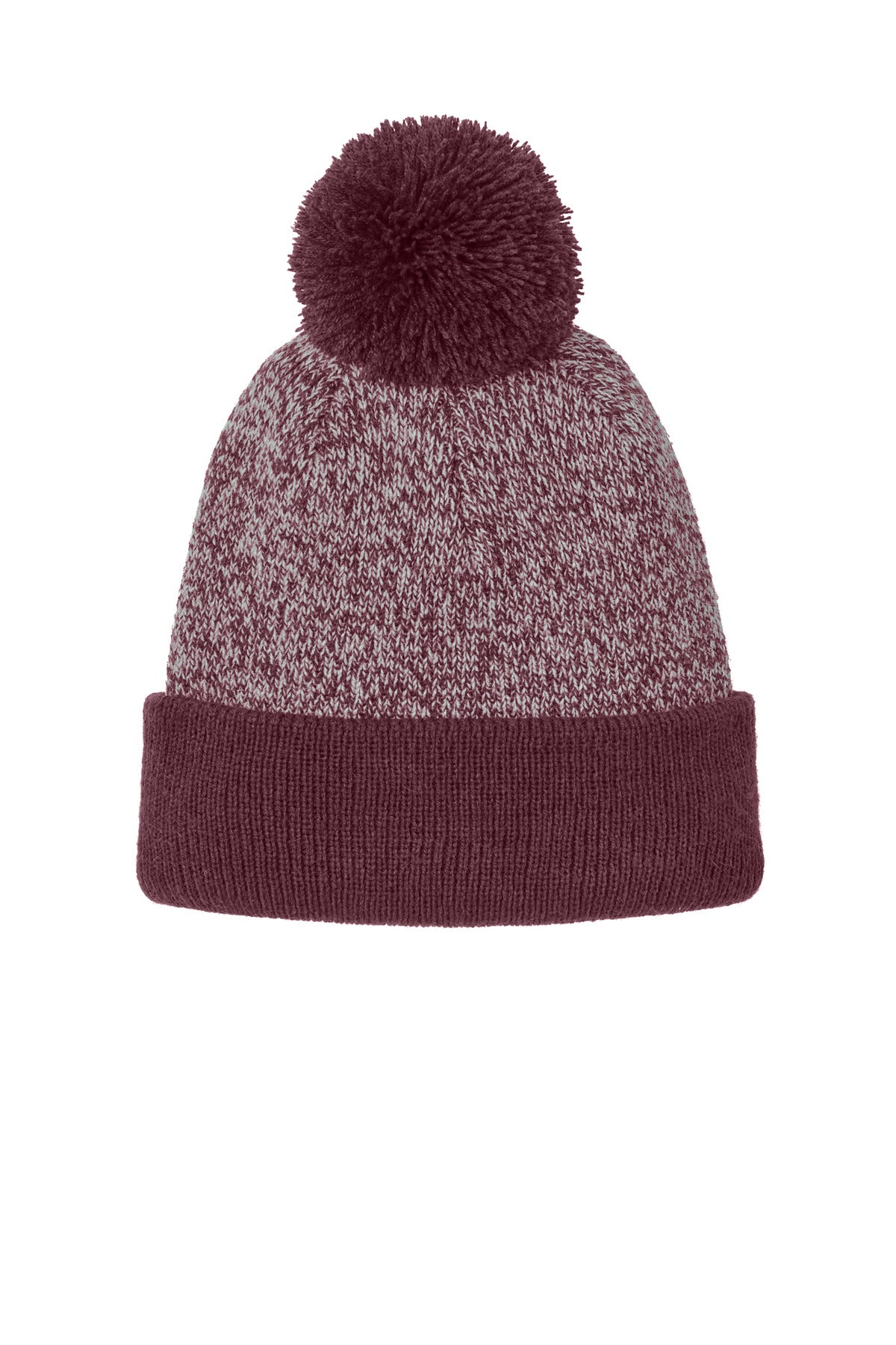 Maroon/ Silver | Front | hat_front