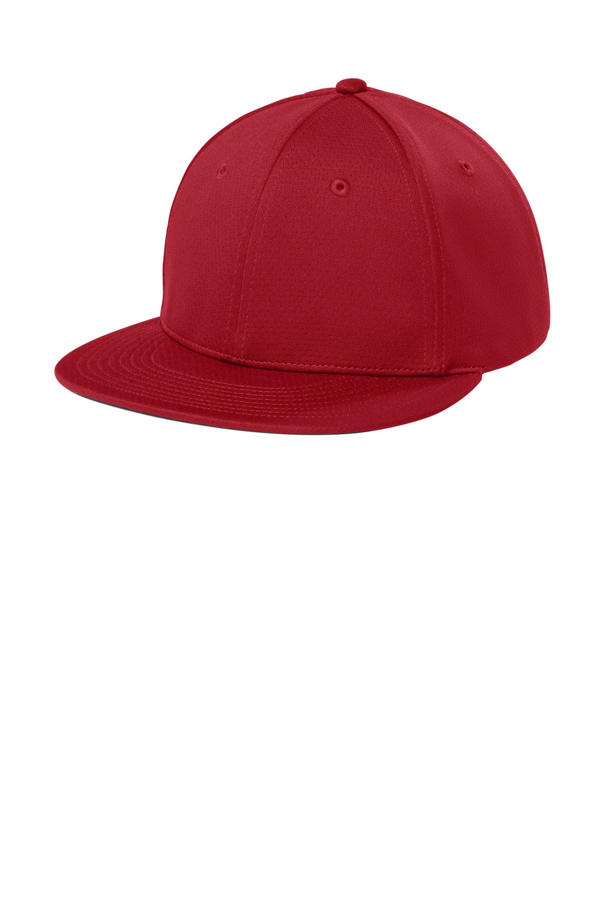 Custom Deep Red Impact Mesh Stretch-Tek Cap STC70, personalized by SanCanDo Swag in Argyle, TX