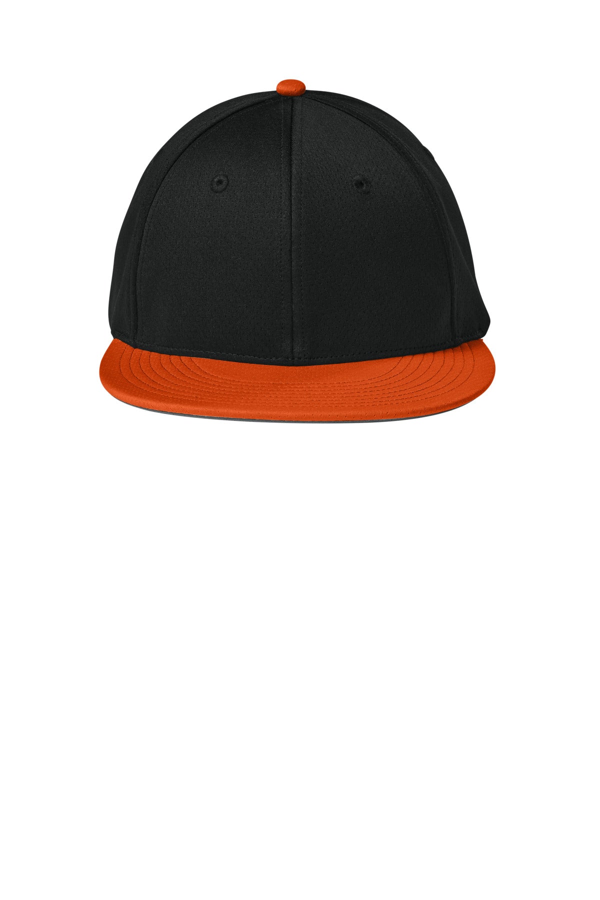 Black/ Deep Orange/ Black | Front | hat_front