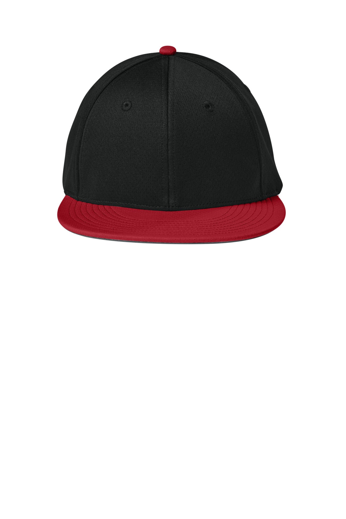Black/ Deep Red/ Black | Front | hat_front