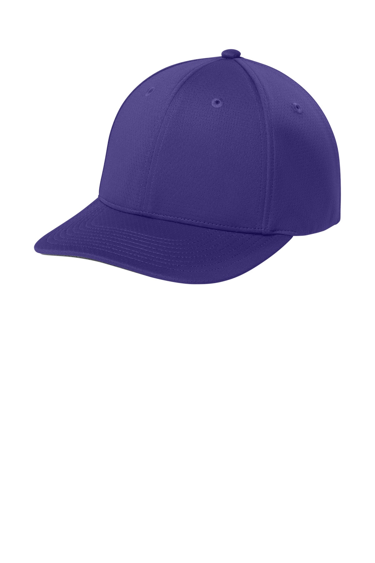 Custom Purple Impact Mesh Stretch-Tek Adjustable Cap STC71, personalized by SanCanDo Swag in Argyle, TX