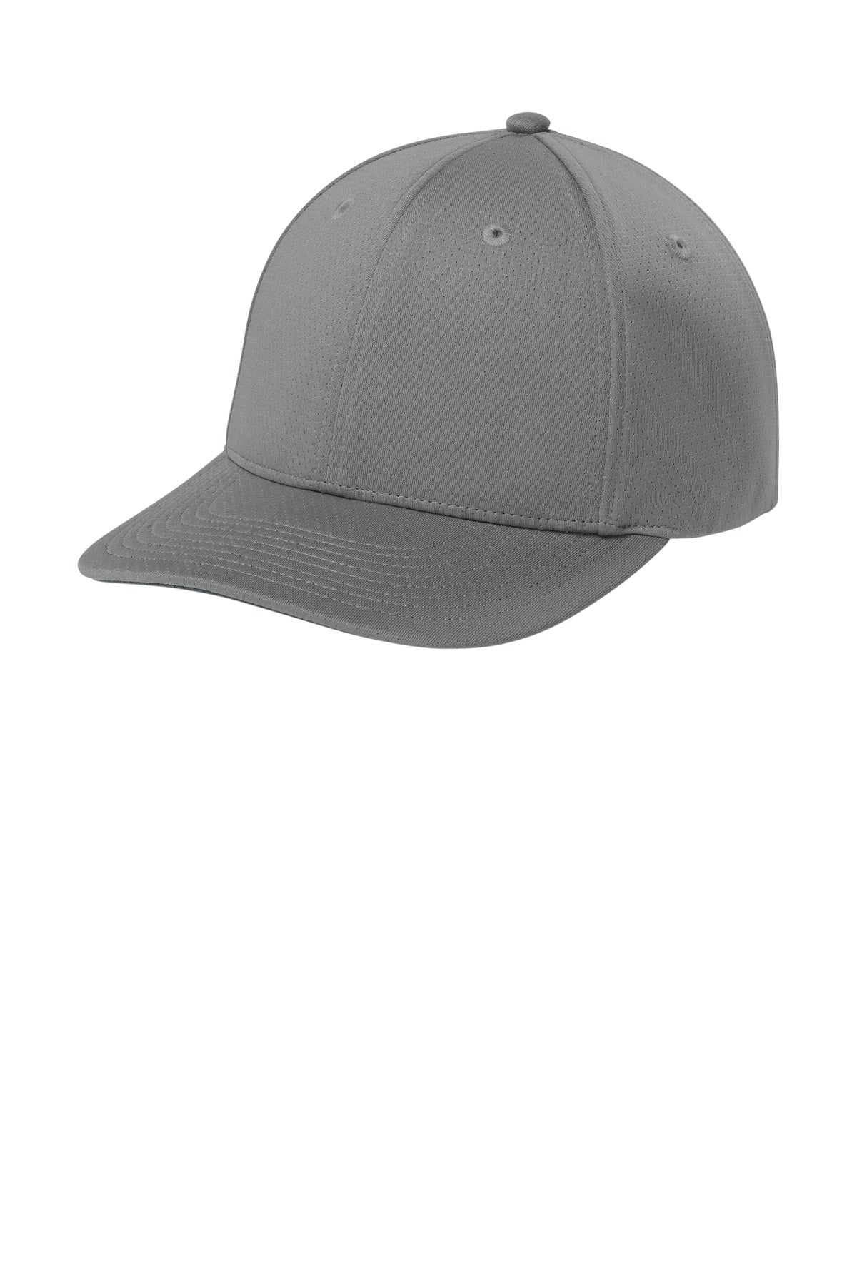 Custom Grey Concrete Impact Mesh Stretch-Tek Adjustable Cap STC71, personalized by SanCanDo Swag in Argyle, TX