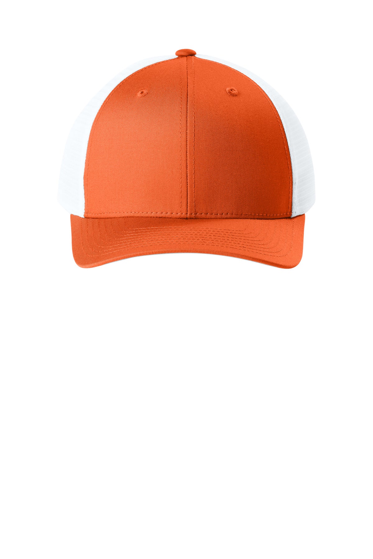 Deep Orange/ White | Front | hat_front