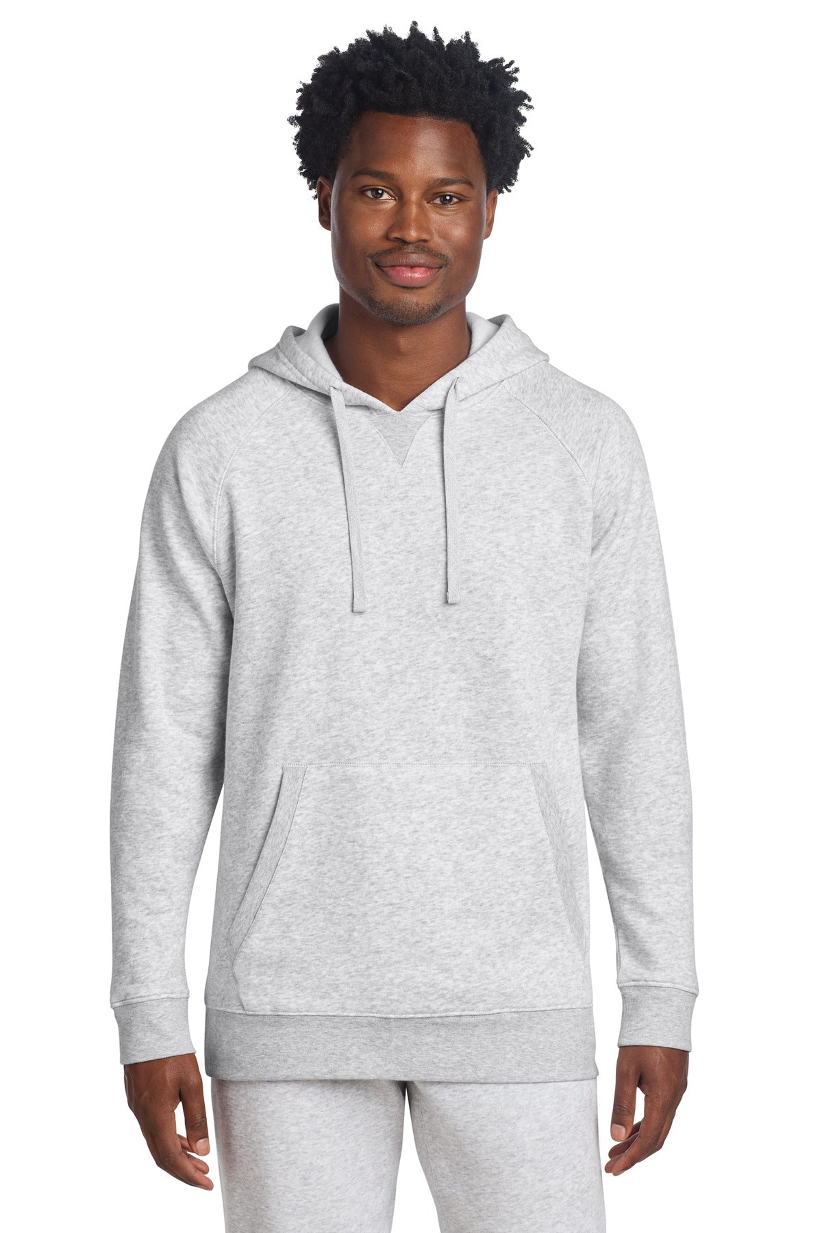 Custom Athletic Heather Drive Fleece Pullover Hoodie STF200, personalized by SanCanDo Swag in Argyle, TX