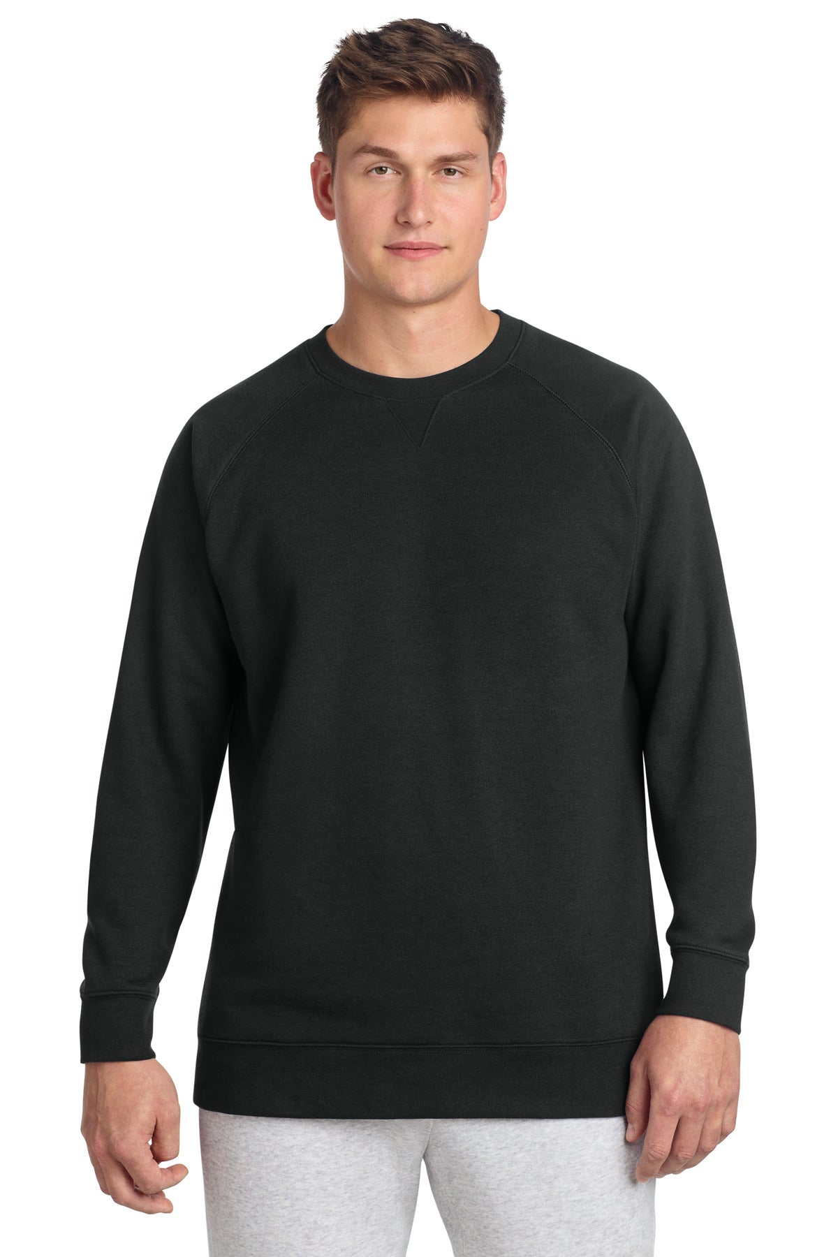 Custom Black Drive Fleece Crewneck STF203, personalized by SanCanDo Swag in Argyle, TX
