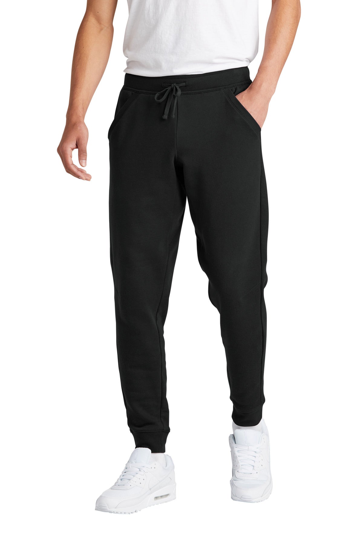 Custom Black Drive Fleece Jogger STF204, personalized by SanCanDo Swag in Argyle, TX