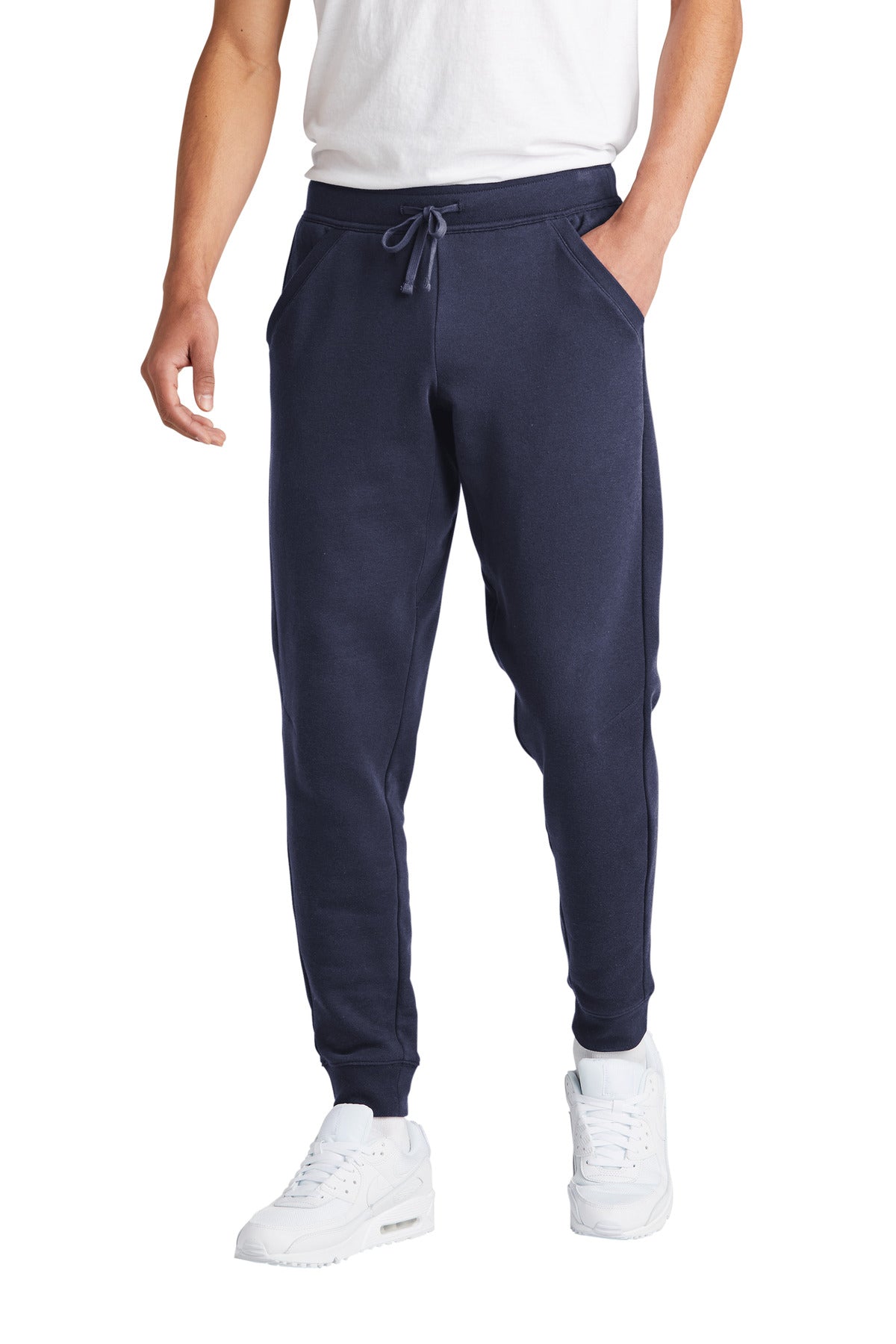 Custom True Navy Drive Fleece Jogger STF204, personalized by SanCanDo Swag in Argyle, TX