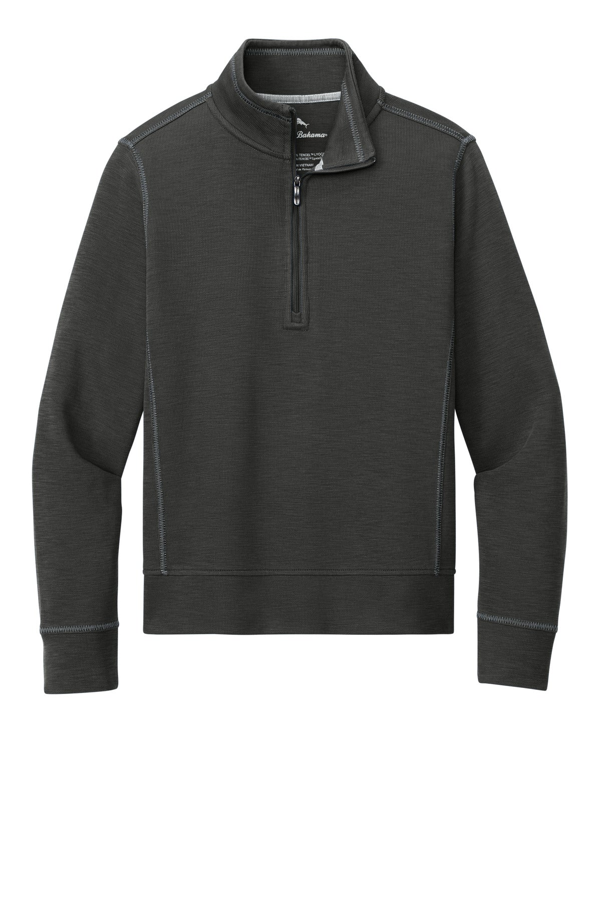 Custom Black Women's Coconut Bay 1/2-Zip SW222350TB, personalized by SanCanDo Swag in Argyle, TX