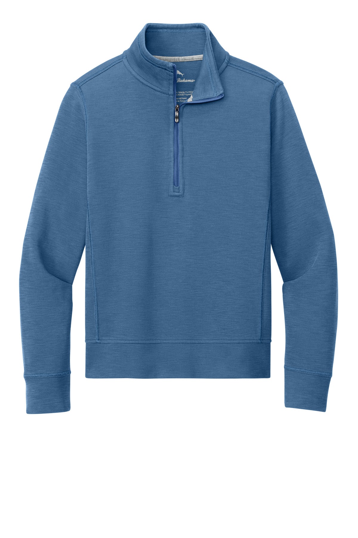 Custom Dockside Blue Women's Coconut Bay 1/2-Zip SW222350TB, personalized by SanCanDo Swag in Argyle, TX