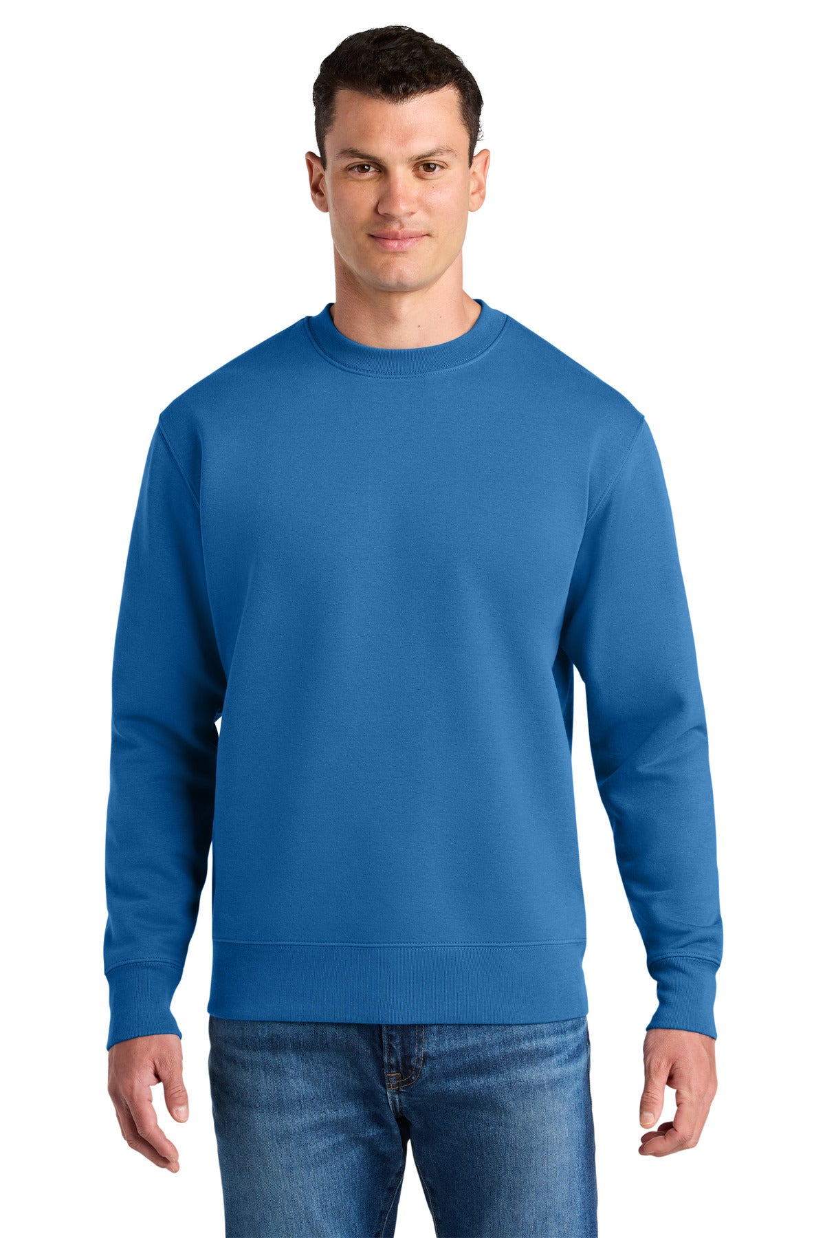 Custom Mindful Blue Unisex Changer 2.0 Crewneck SXU004, personalized by SanCanDo Swag in Argyle, TX