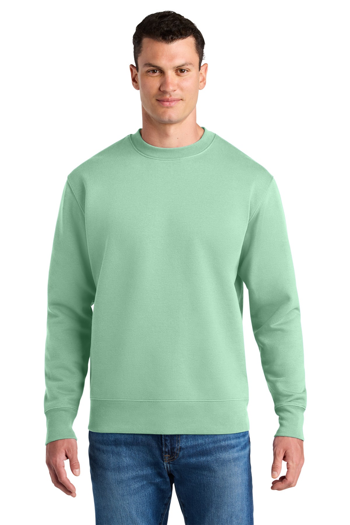 Custom Misty Jade Unisex Changer 2.0 Crewneck SXU004, personalized by SanCanDo Swag in Argyle, TX