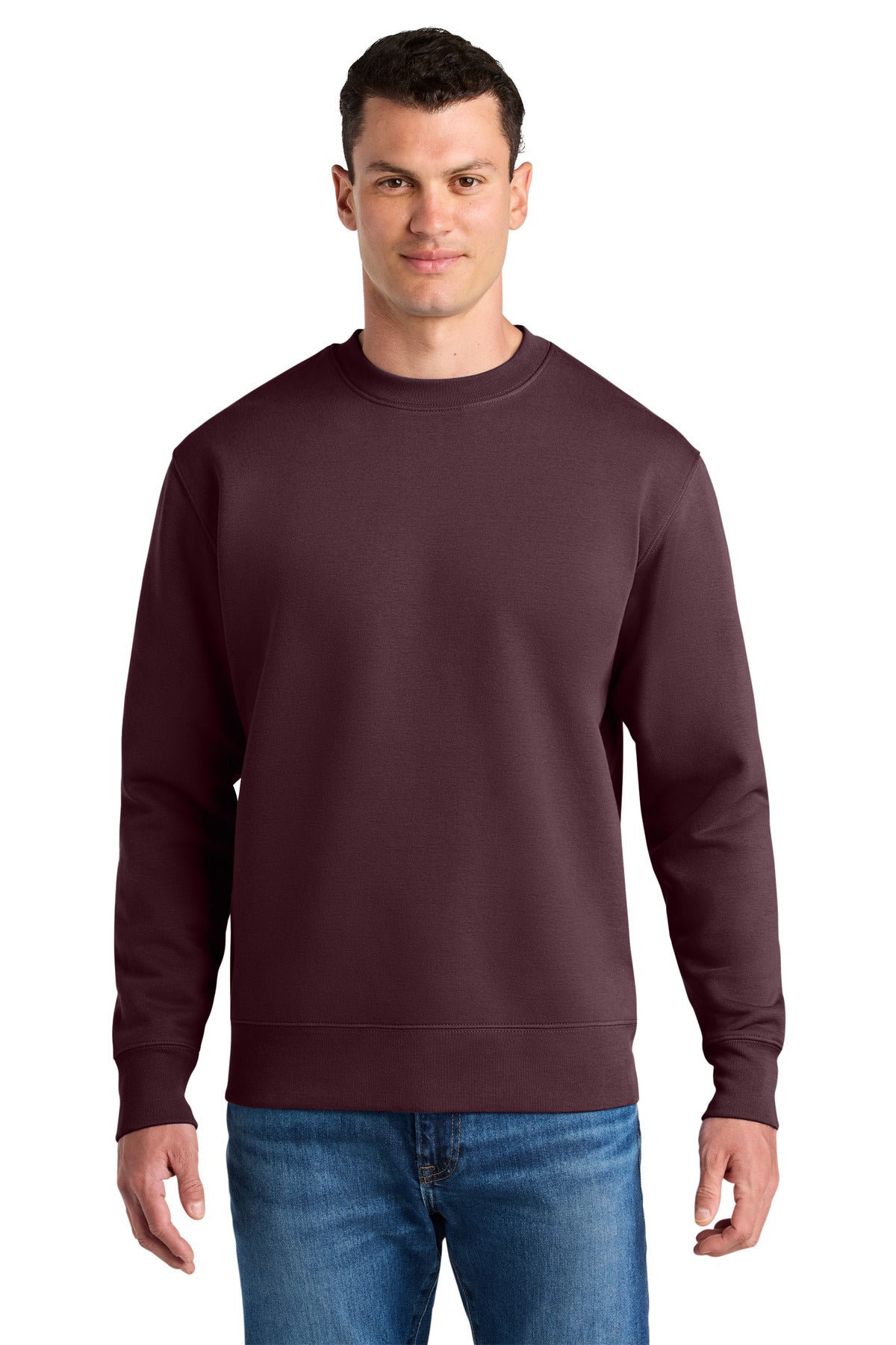 Custom Red Brown Unisex Changer 2.0 Crewneck SXU004, personalized by SanCanDo Swag in Argyle, TX