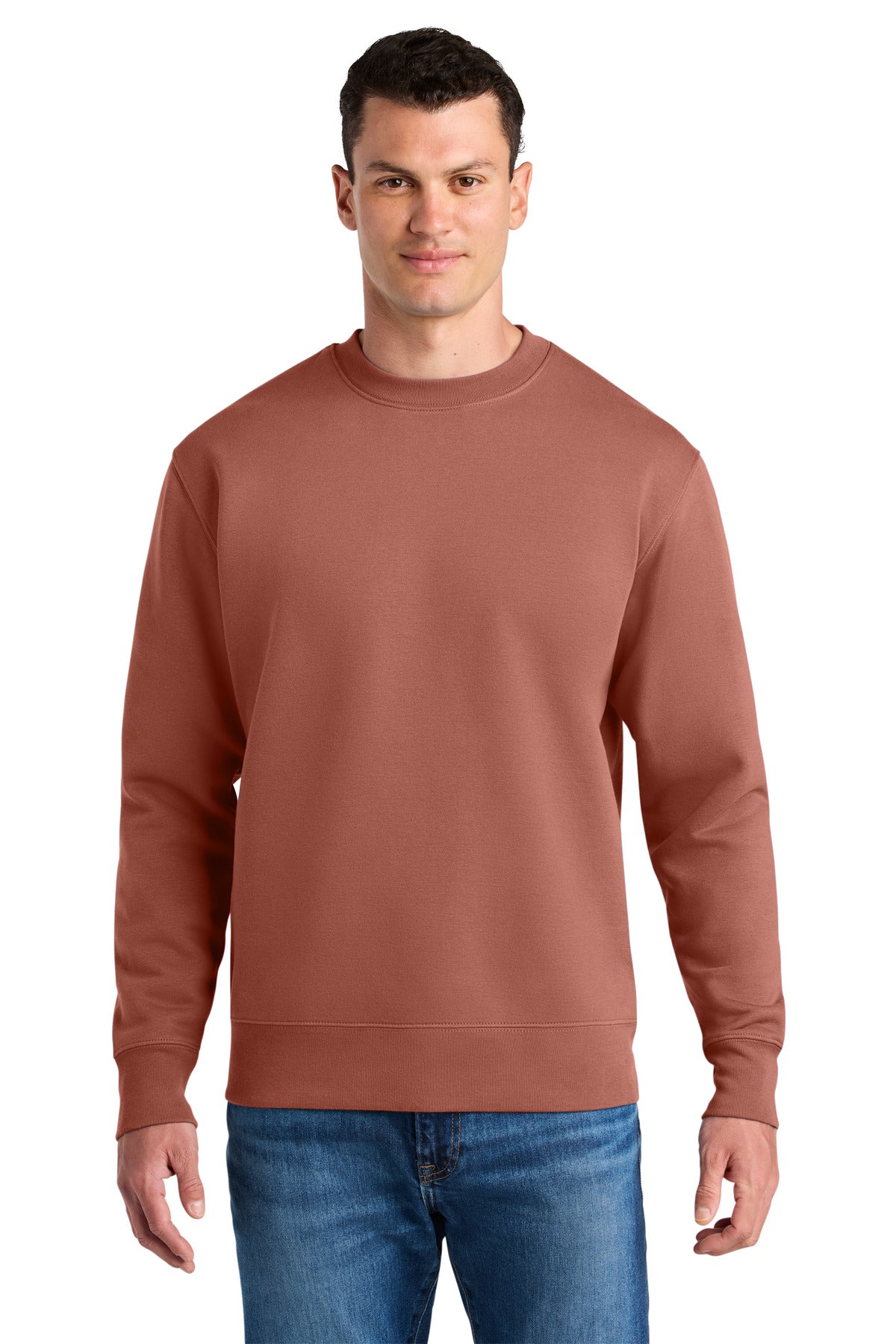 Custom Heritage Brown Unisex Changer 2.0 Crewneck SXU004, personalized by SanCanDo Swag in Argyle, TX