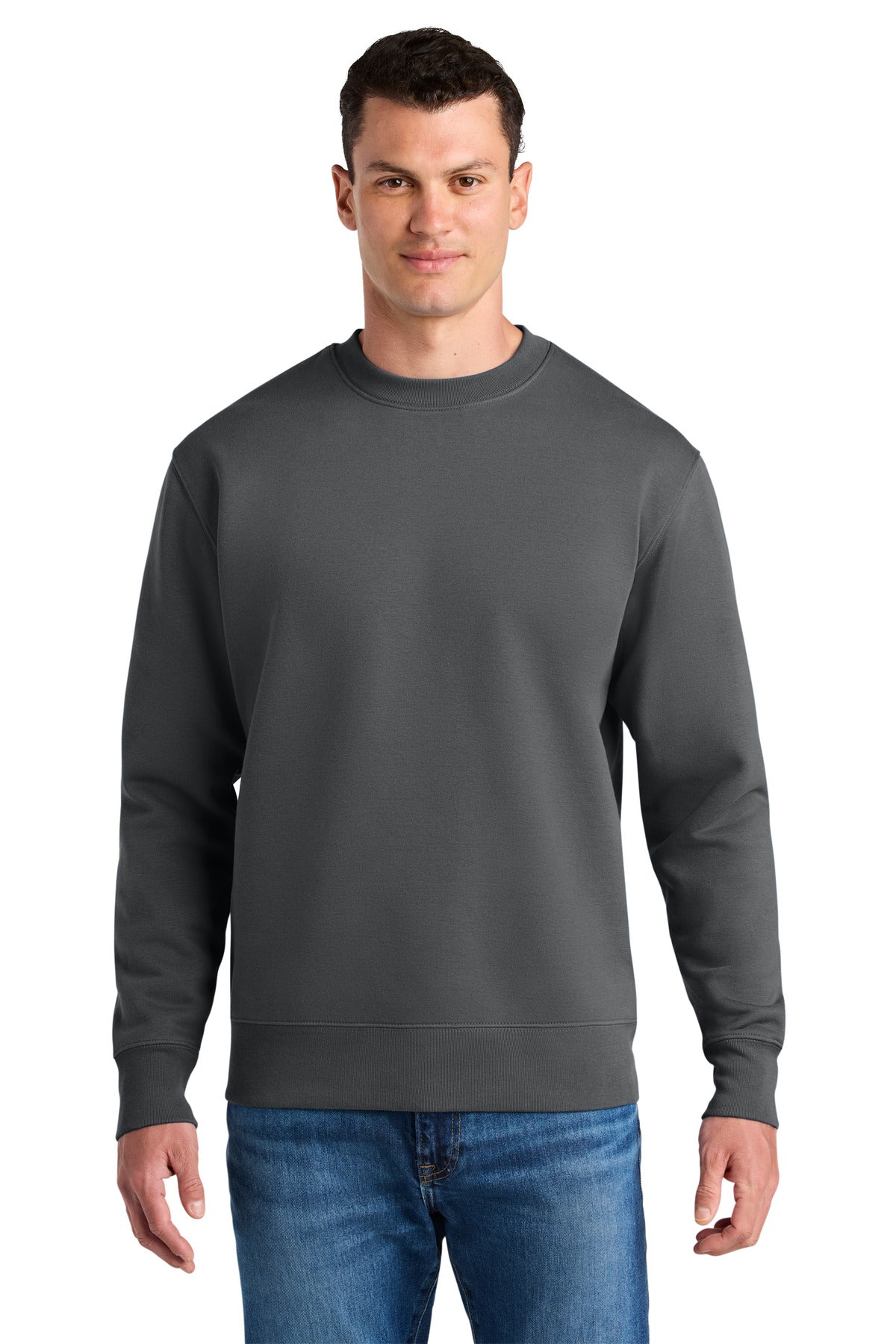 Custom Anthracite Unisex Changer 2.0 Crewneck SXU004, personalized by SanCanDo Swag in Argyle, TX