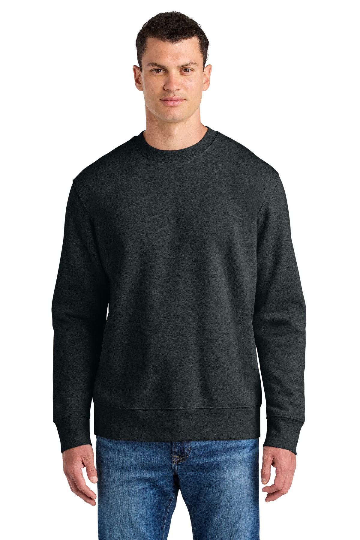 Custom Dark Heather Grey Unisex Changer 2.0 Crewneck SXU004, personalized by SanCanDo Swag in Argyle, TX