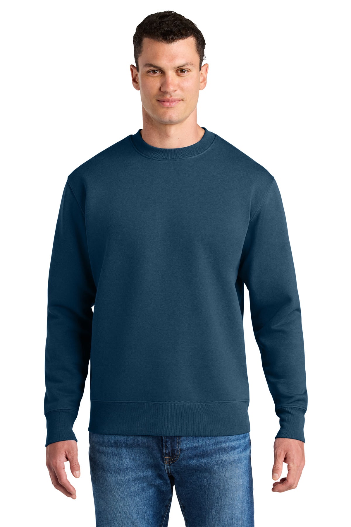 Custom Deep Teal Unisex Changer 2.0 Crewneck SXU004, personalized by SanCanDo Swag in Argyle, TX