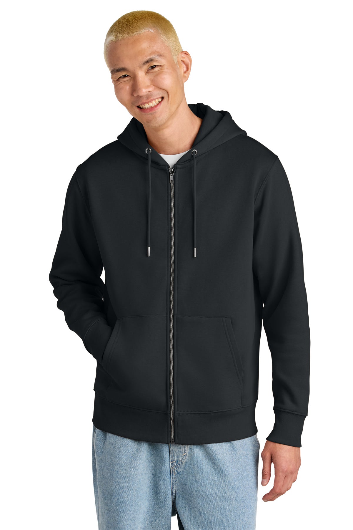 Custom Black Unisex Cultivator 2.0 Full-Zip Hoodie SXU005, personalized by SanCanDo Swag in Argyle, TX