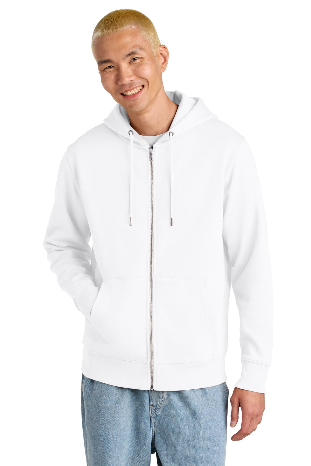 Custom White Unisex Cultivator 2.0 Full-Zip Hoodie SXU005, personalized by SanCanDo Swag in Argyle, TX