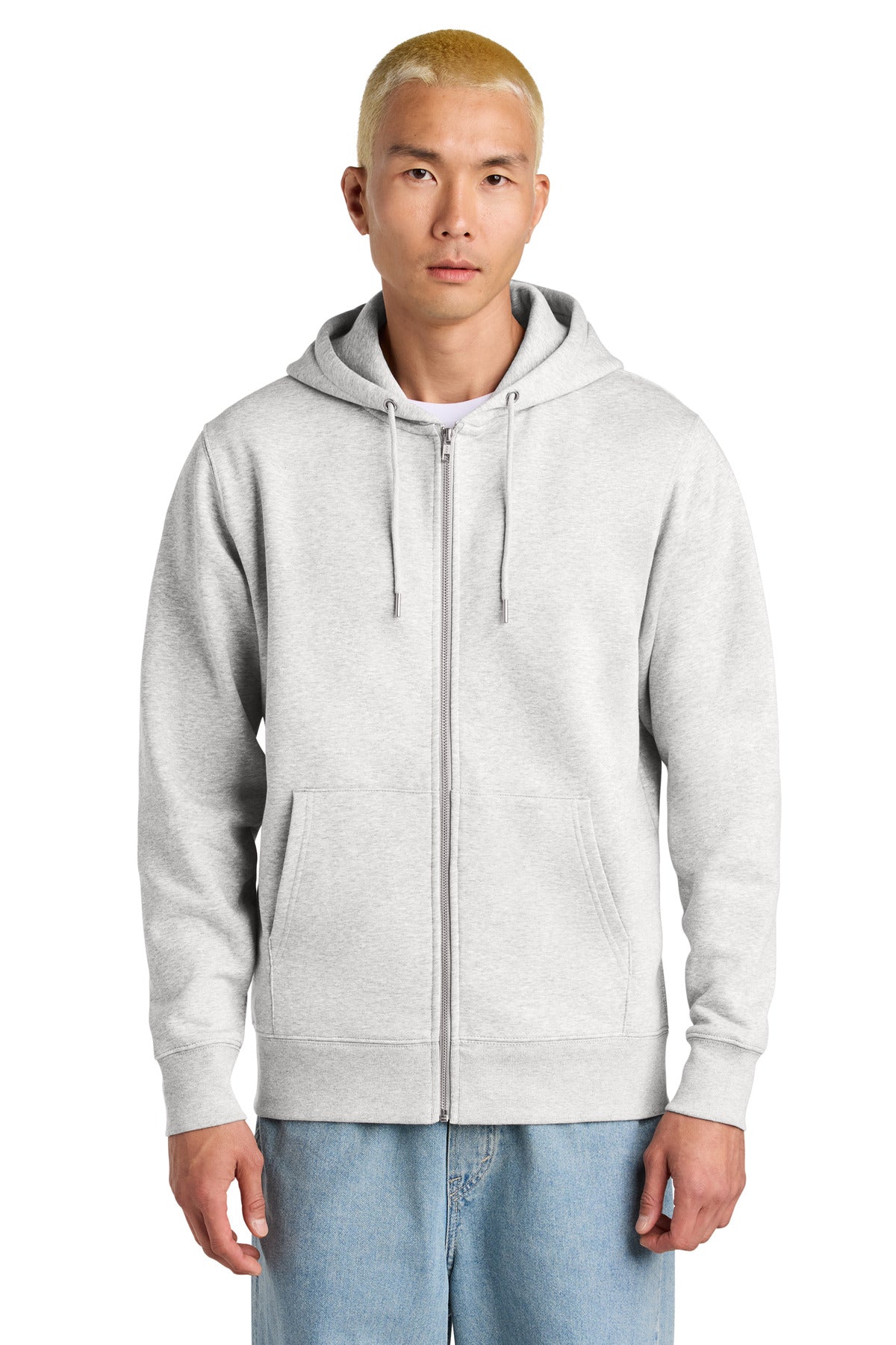Custom Cool Heather Grey Unisex Cultivator 2.0 Full-Zip Hoodie SXU005, personalized by SanCanDo Swag in Argyle, TX