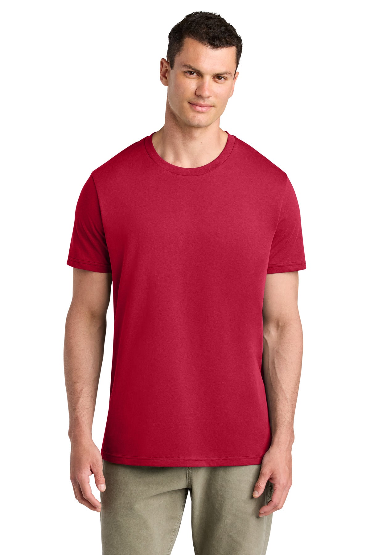 Custom Red Unisex Crafter Tee SXU007, personalized by SanCanDo Swag in Argyle, TX