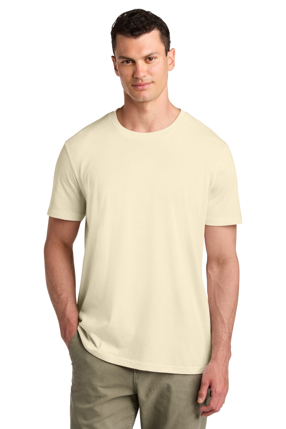 Custom Natural Raw Unisex Crafter Tee SXU007, personalized by SanCanDo Swag in Argyle, TX