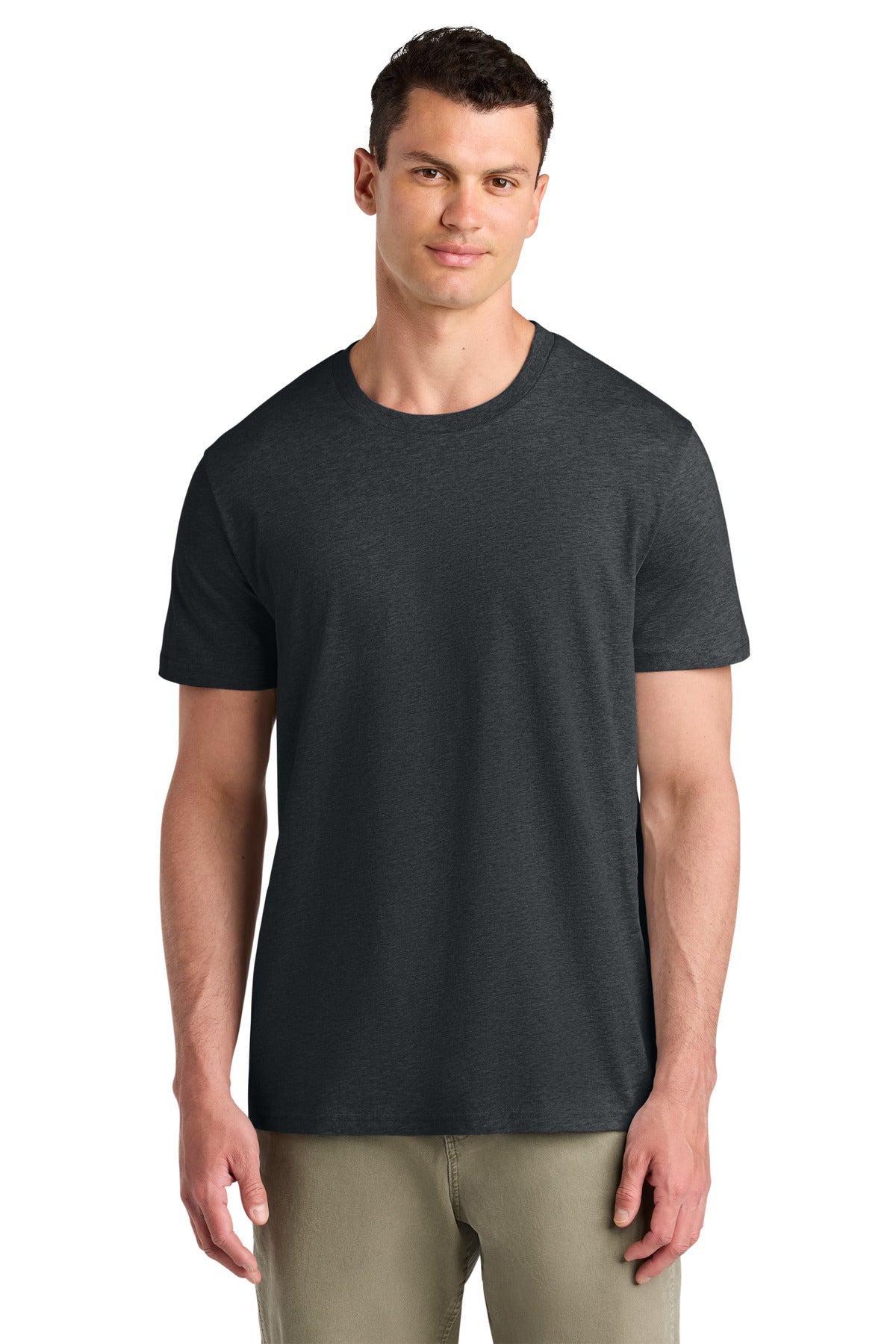 Custom Dark Heather Grey Unisex Crafter Tee SXU007, personalized by SanCanDo Swag in Argyle, TX